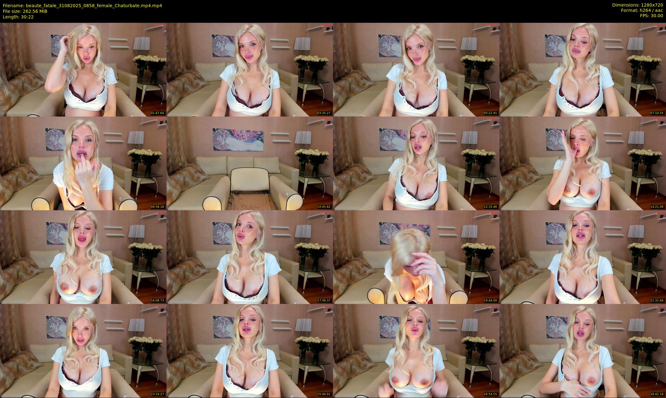 beaute_fatale — 31 minute Chaturbate female cam show recording, 720p, Aug 31, 2025