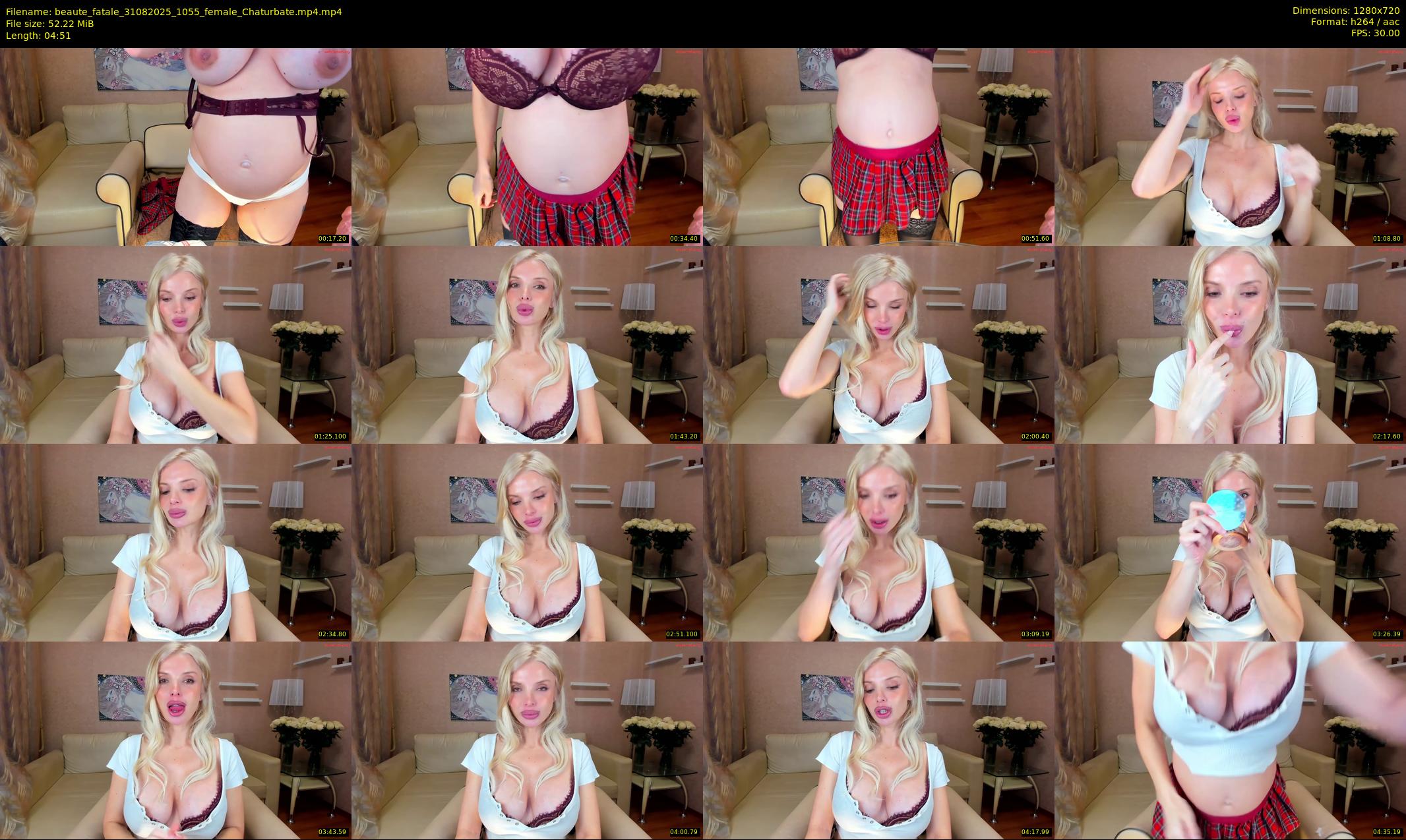 beaute_fatale — 5 minute Chaturbate female cam show recording, 720p, Aug 31, 2025