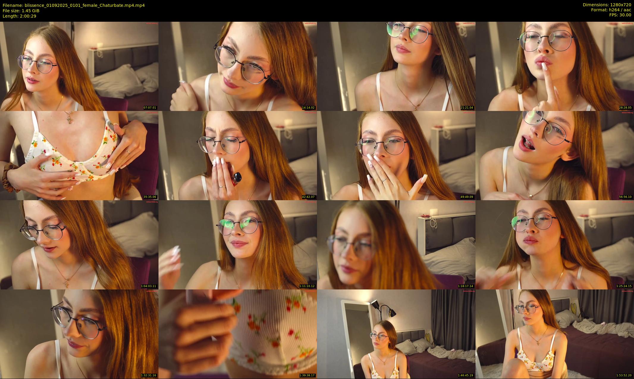 blissence — 121 minute Chaturbate female cam show recording, 720p, Sep 1, 2025