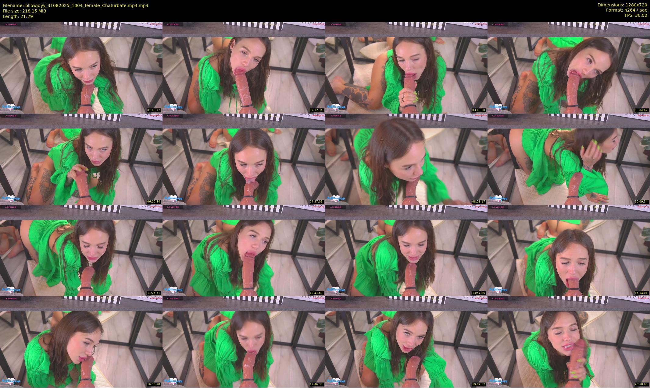 bllowjoyy — 22 minute Chaturbate female cam show recording, 720p, Aug 31, 2025