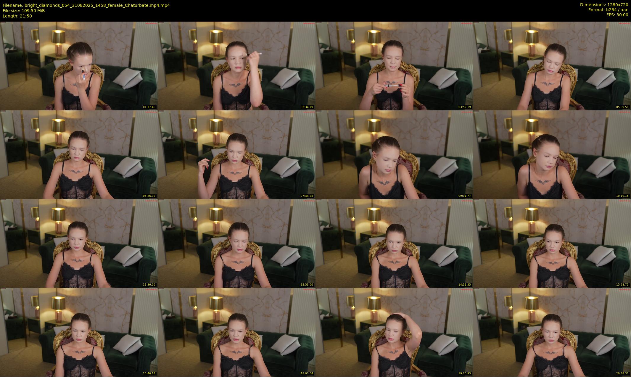 bright_diamonds_054 — 22 minute Chaturbate couple cam show recording, 720p, Aug 31, 2025