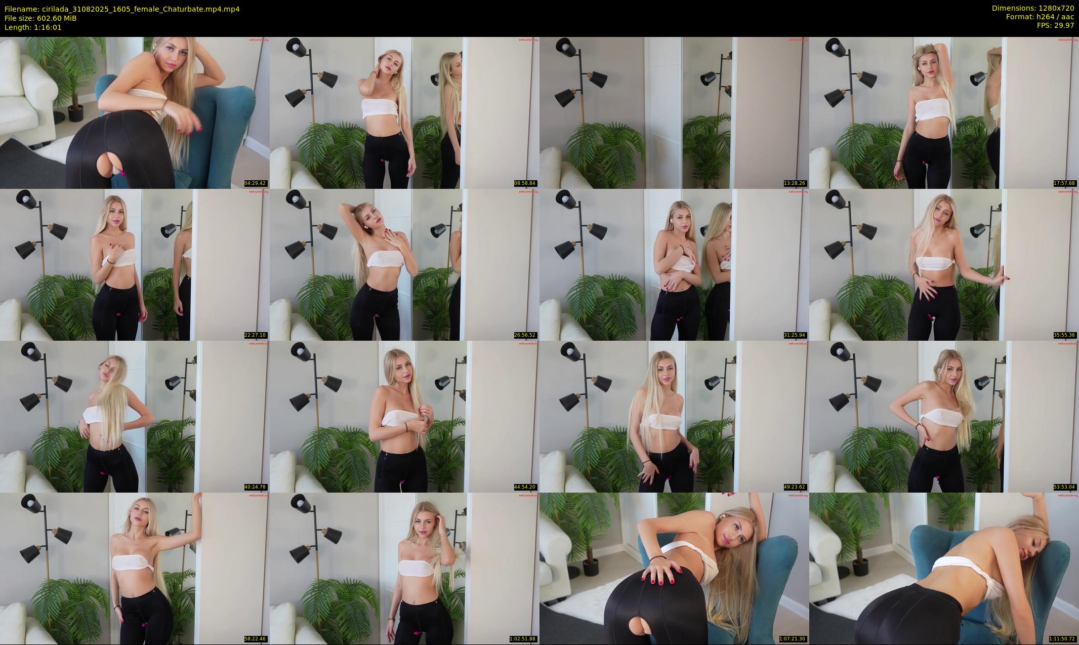 cirilada — 77 minute Chaturbate female cam show recording, 720p, Aug 31, 2025