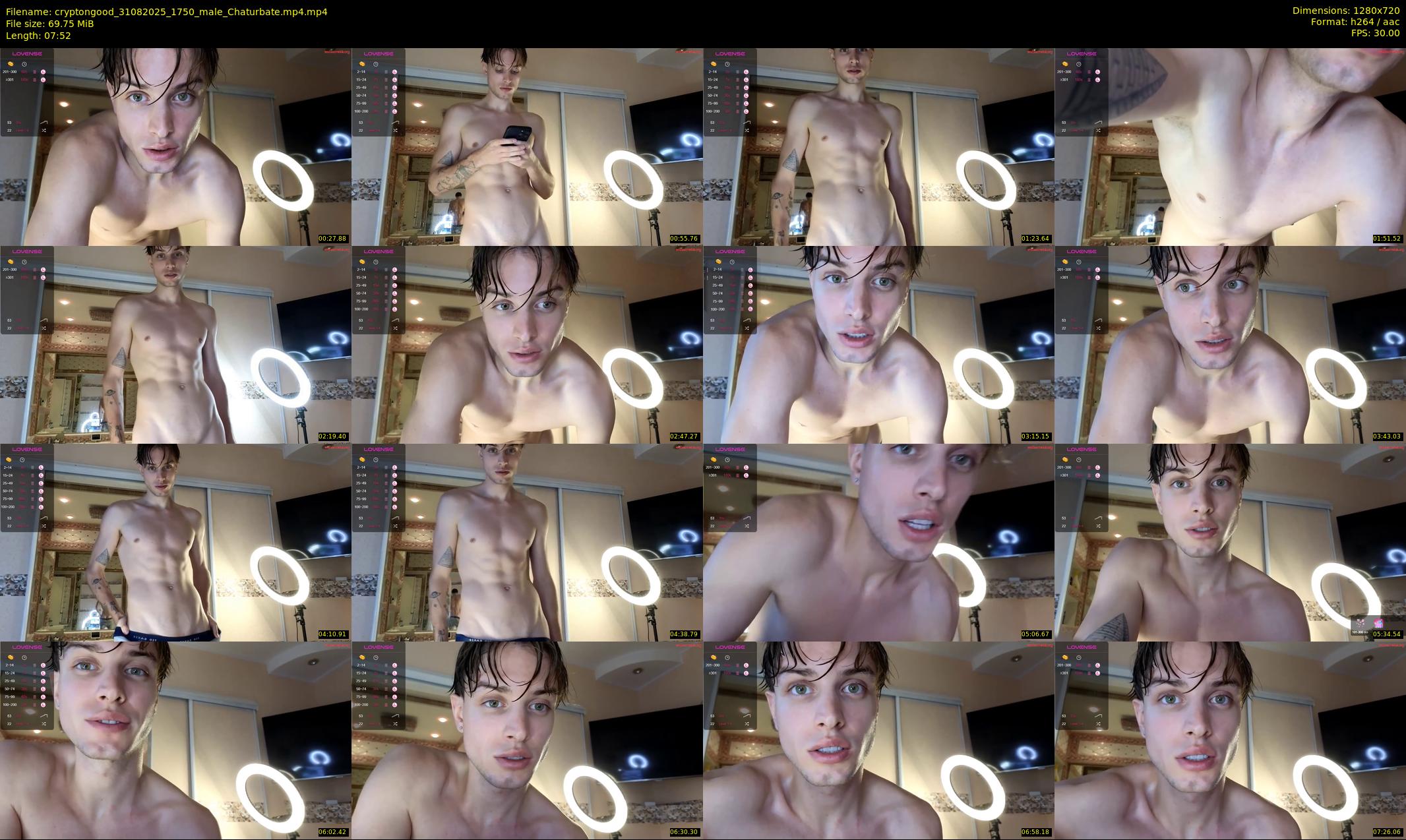 cryptongood — 8 minute Chaturbate male cam show recording, 720p, Aug 31, 2025