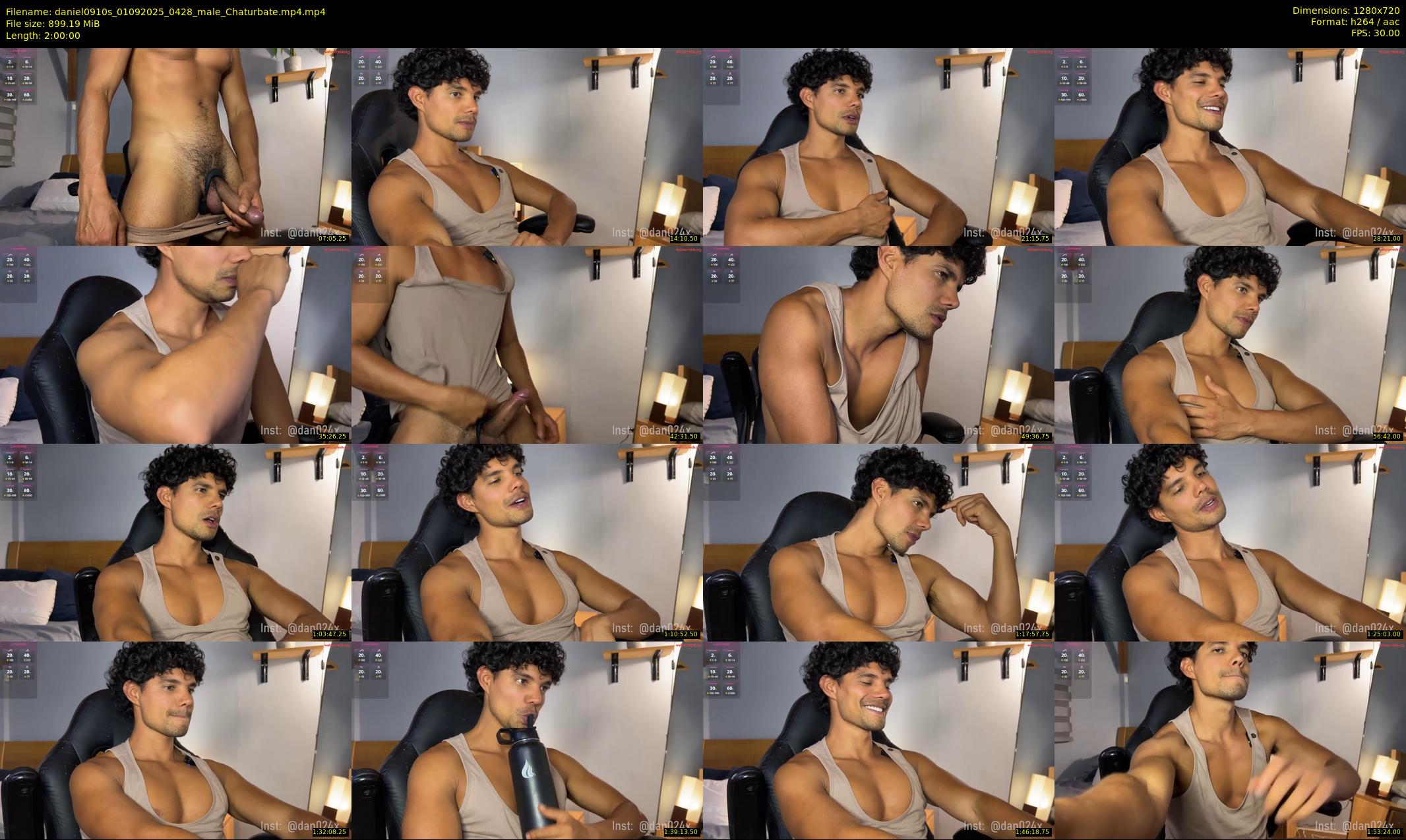 daniel0910s — 120 minute Chaturbate male cam show recording, 720p, Sep 1, 2025