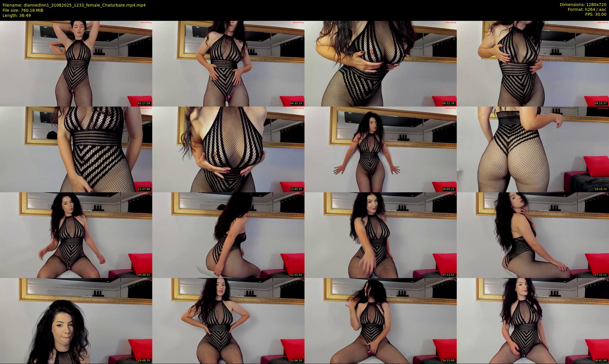 diannedinn1 — 39 minute Chaturbate female cam show recording, 720p, Aug 31, 2025