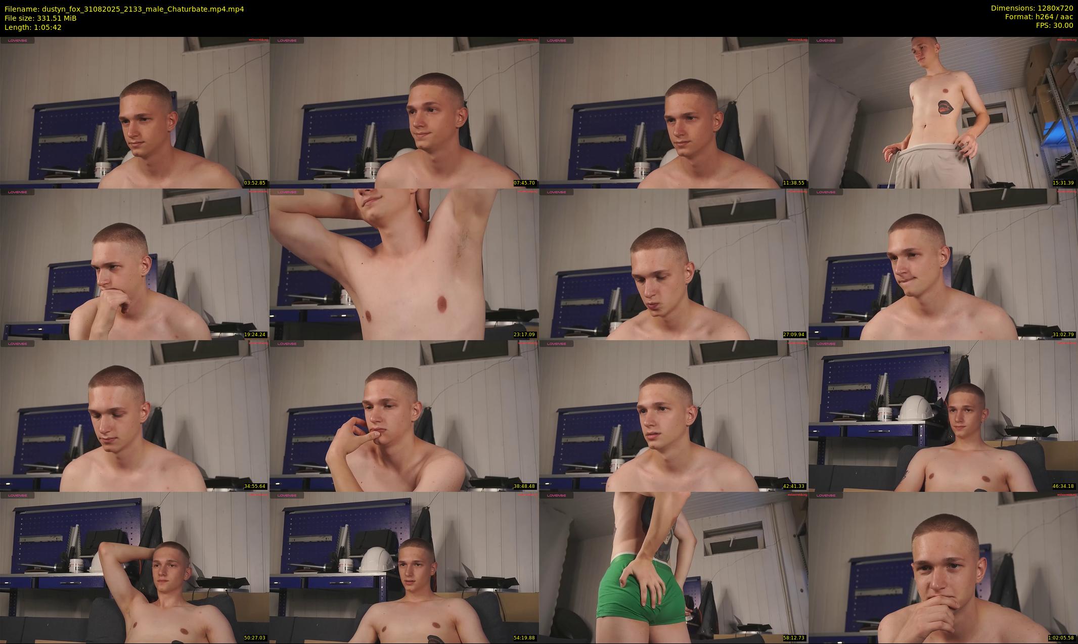 dustyn_fox — 66 minute Chaturbate male cam show recording, 720p, Aug 31, 2025