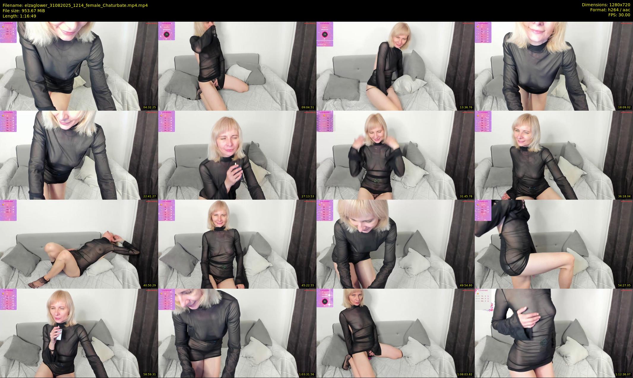 elzaglower — 77 minute Chaturbate female cam show recording, 720p, Aug 31, 2025