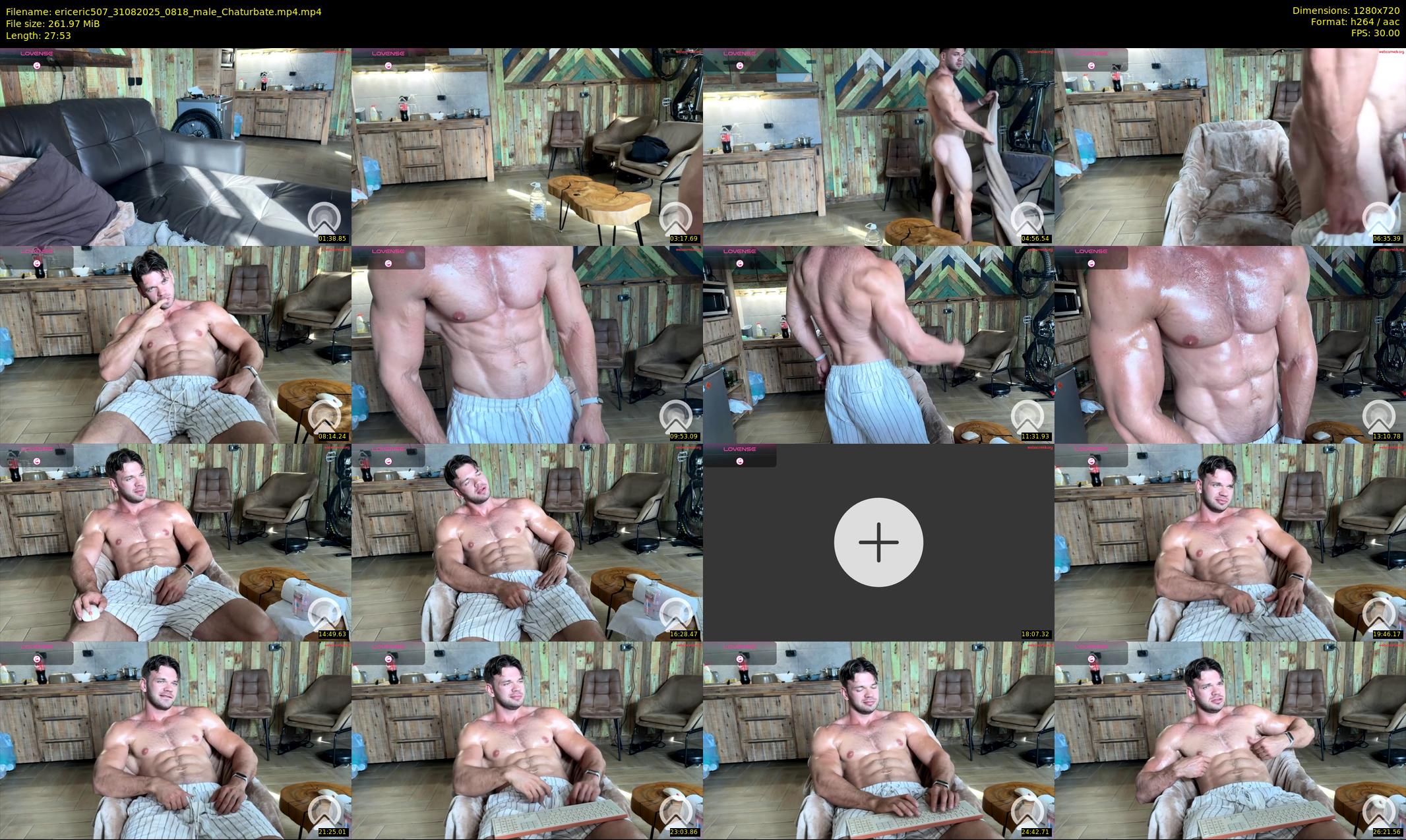 ericeric507 — 28 minute Chaturbate male cam show recording, 720p, Aug 31, 2025