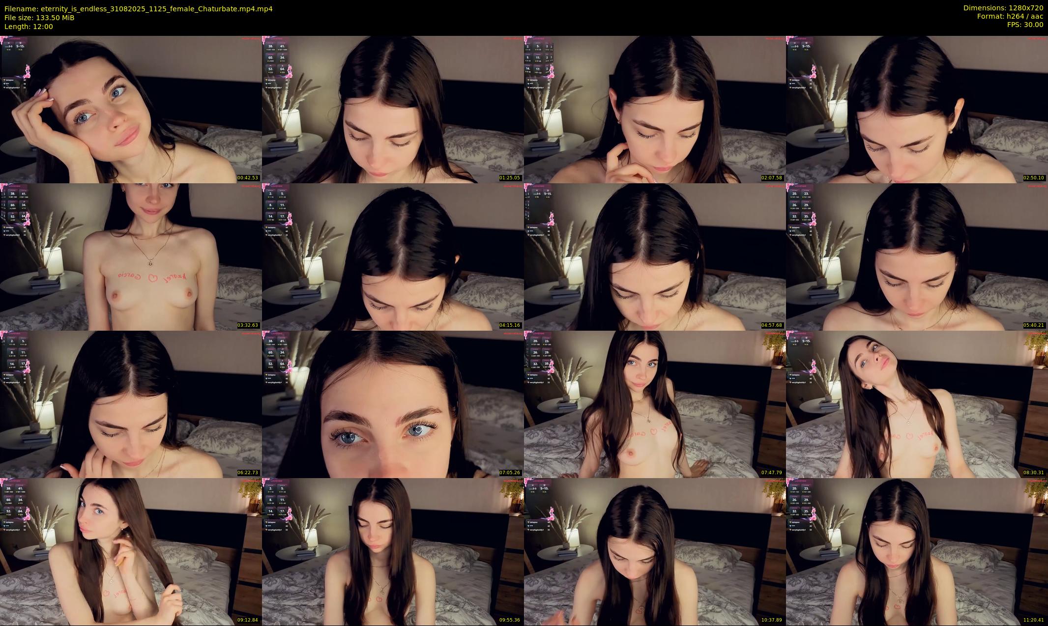 eternity_is_endless — 12 minute Chaturbate female cam show recording, 720p, Aug 31, 2025