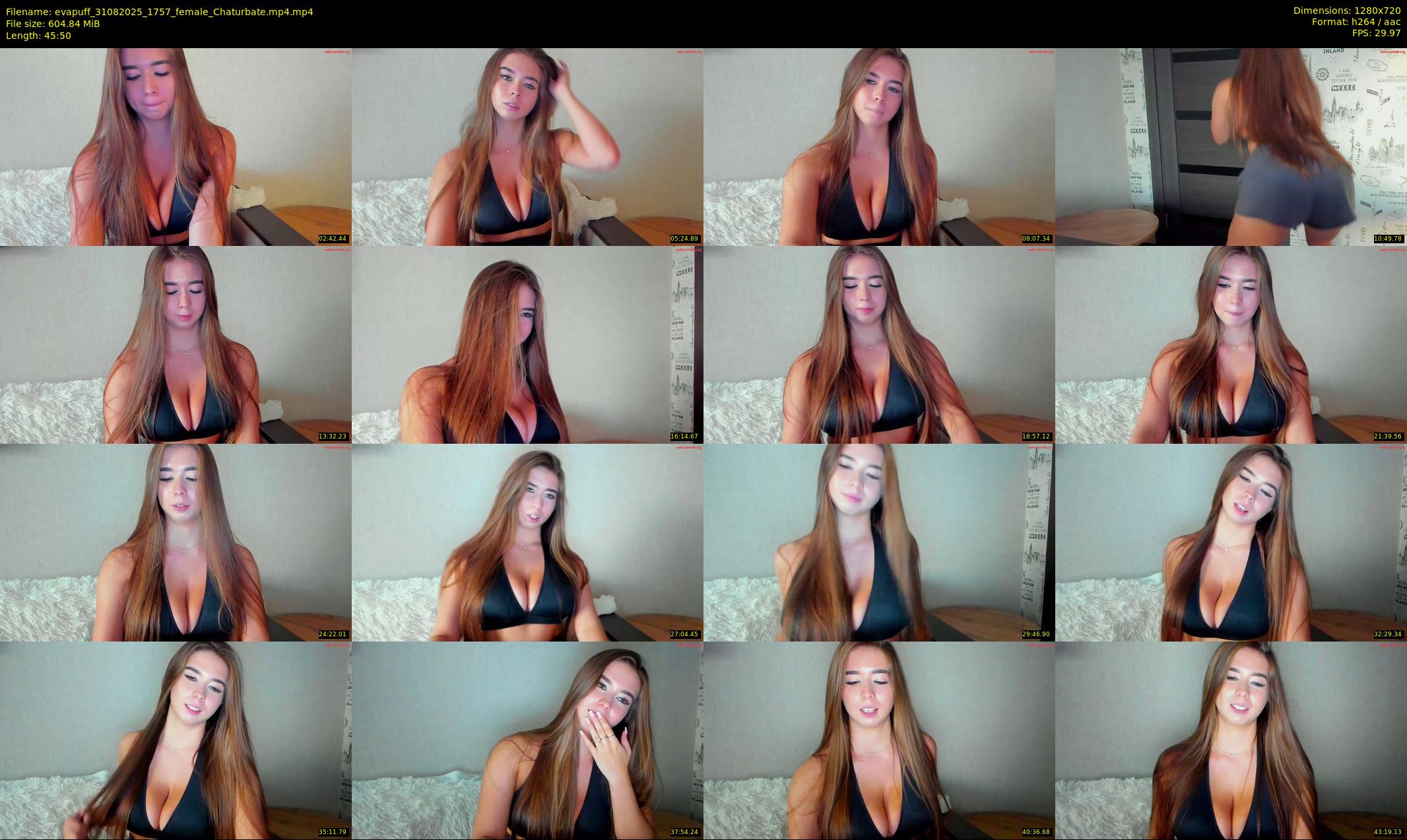 evapuff — 46 minute Chaturbate female cam show recording, 720p, Aug 31, 2025
