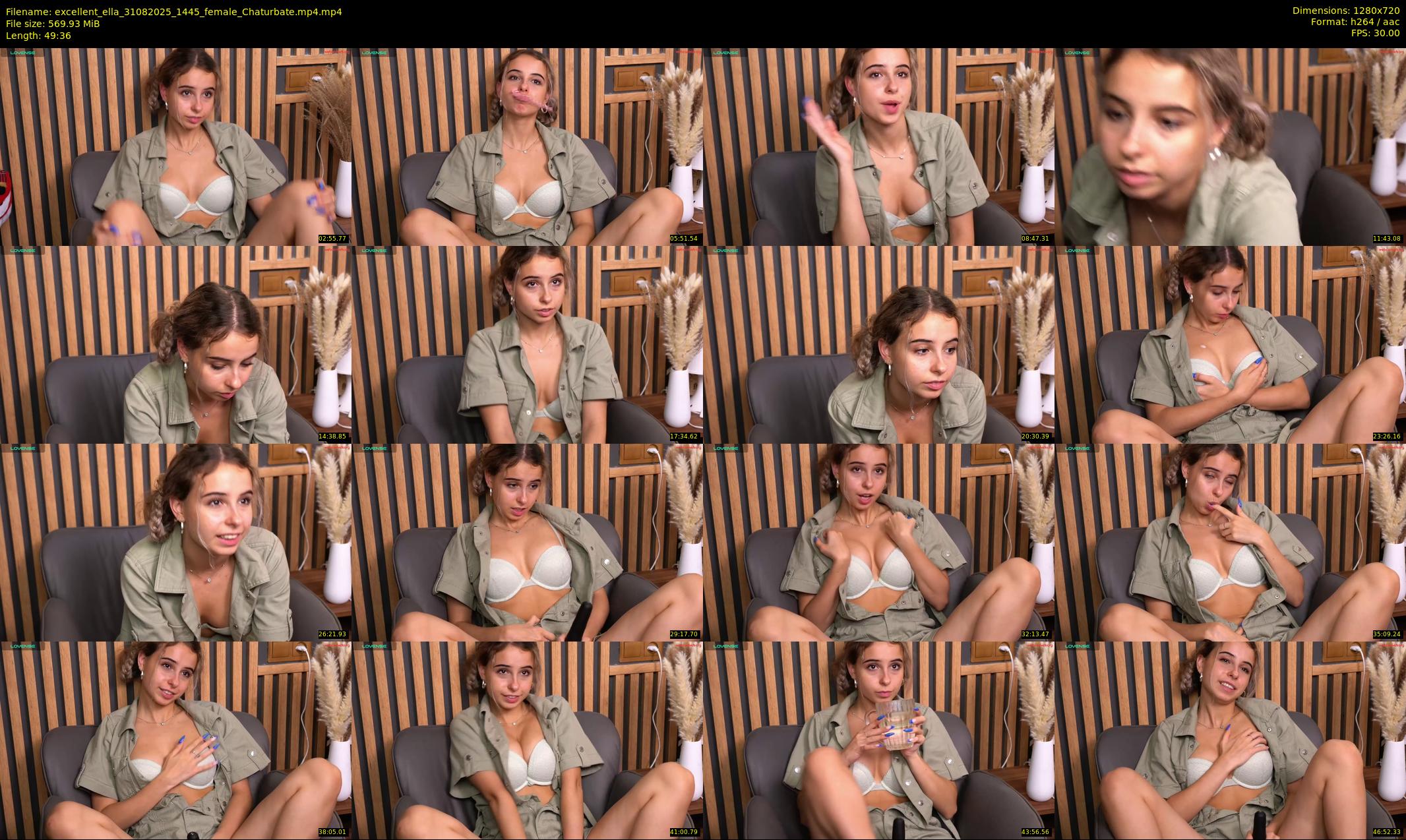 excellent_ella — 50 minute Chaturbate female cam show recording, 720p, Aug 31, 2025