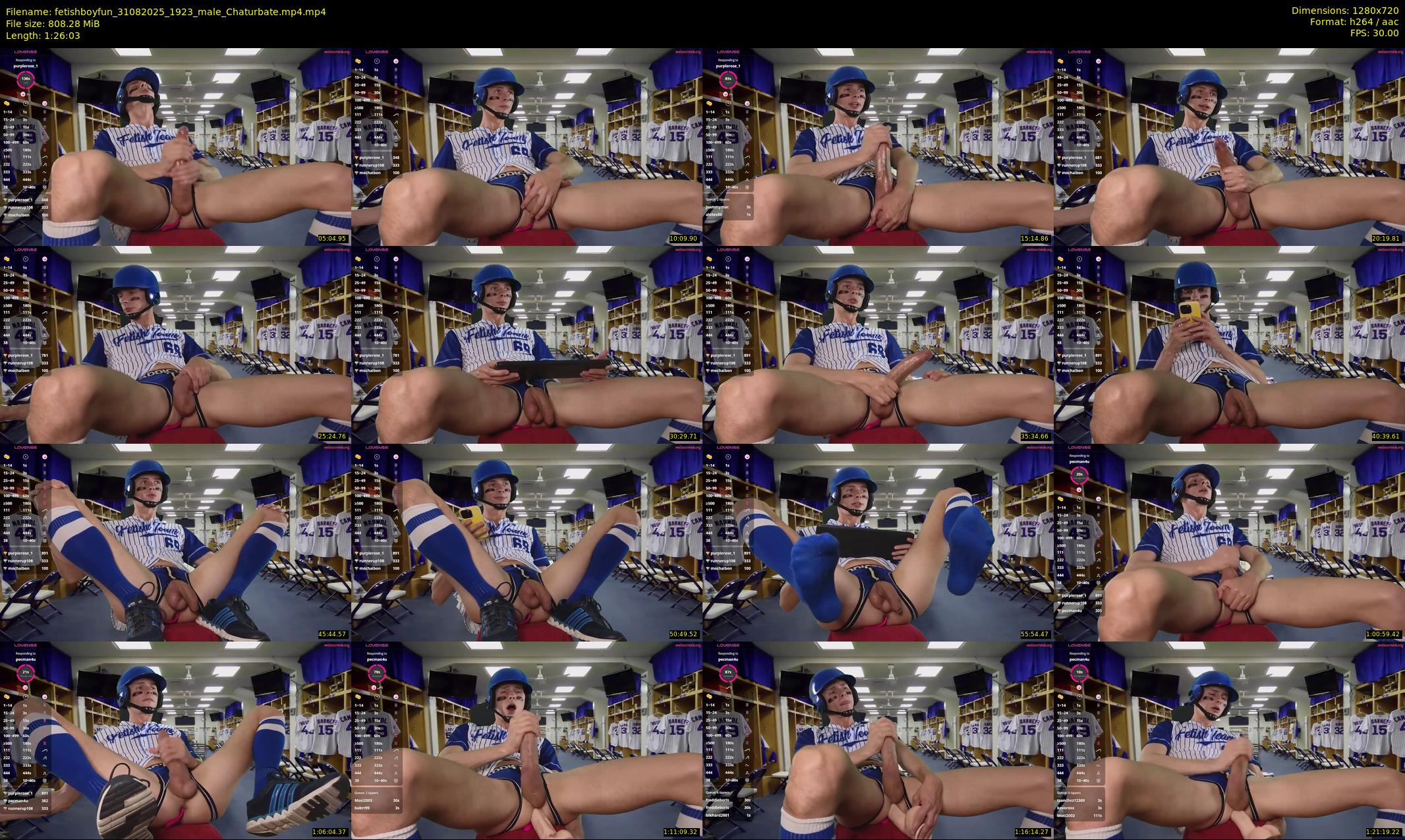 fetishboyfun — 87 minute Chaturbate male cam show recording, 720p, Aug 31, 2025