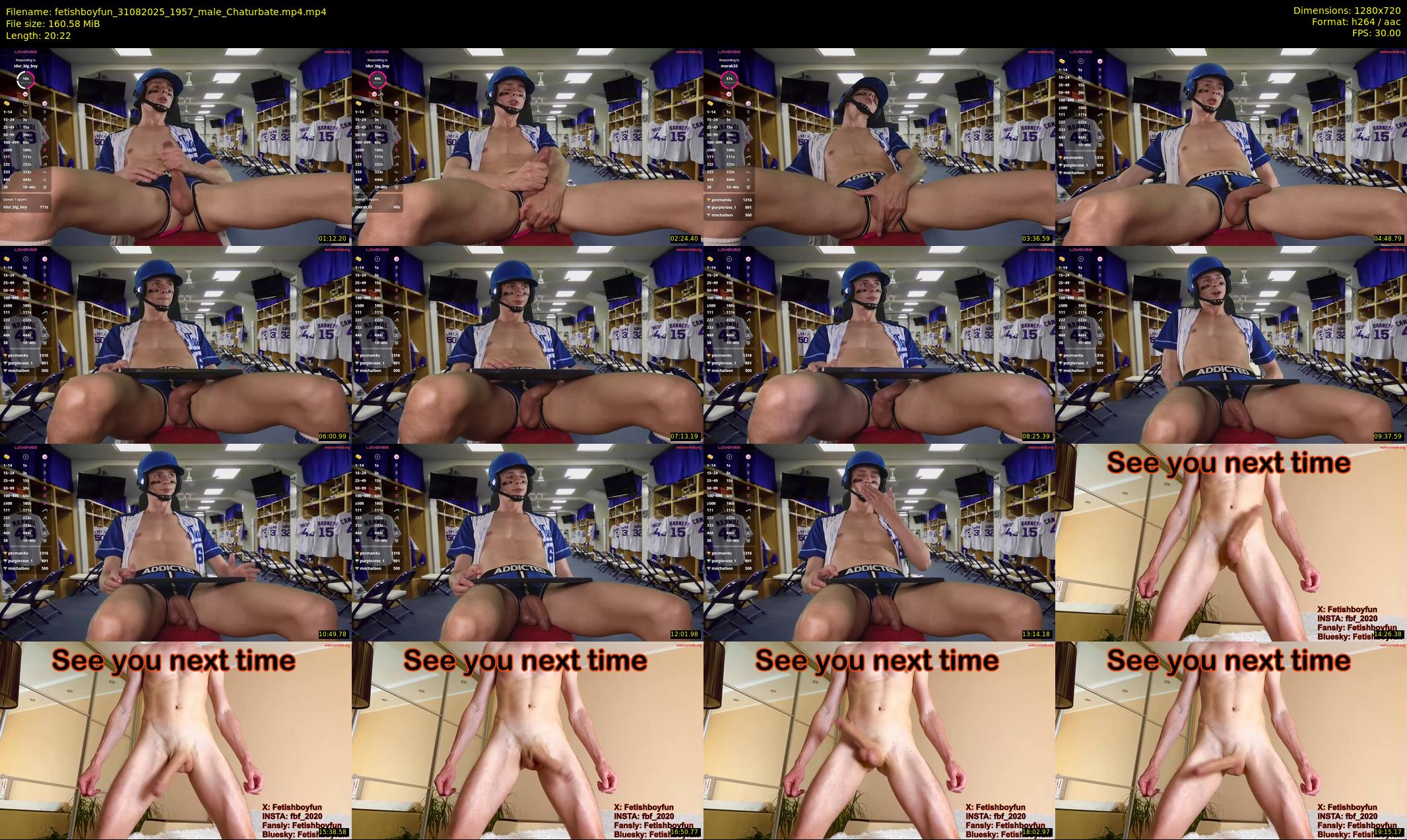 fetishboyfun — 21 minute Chaturbate male cam show recording, 720p, Aug 31, 2025