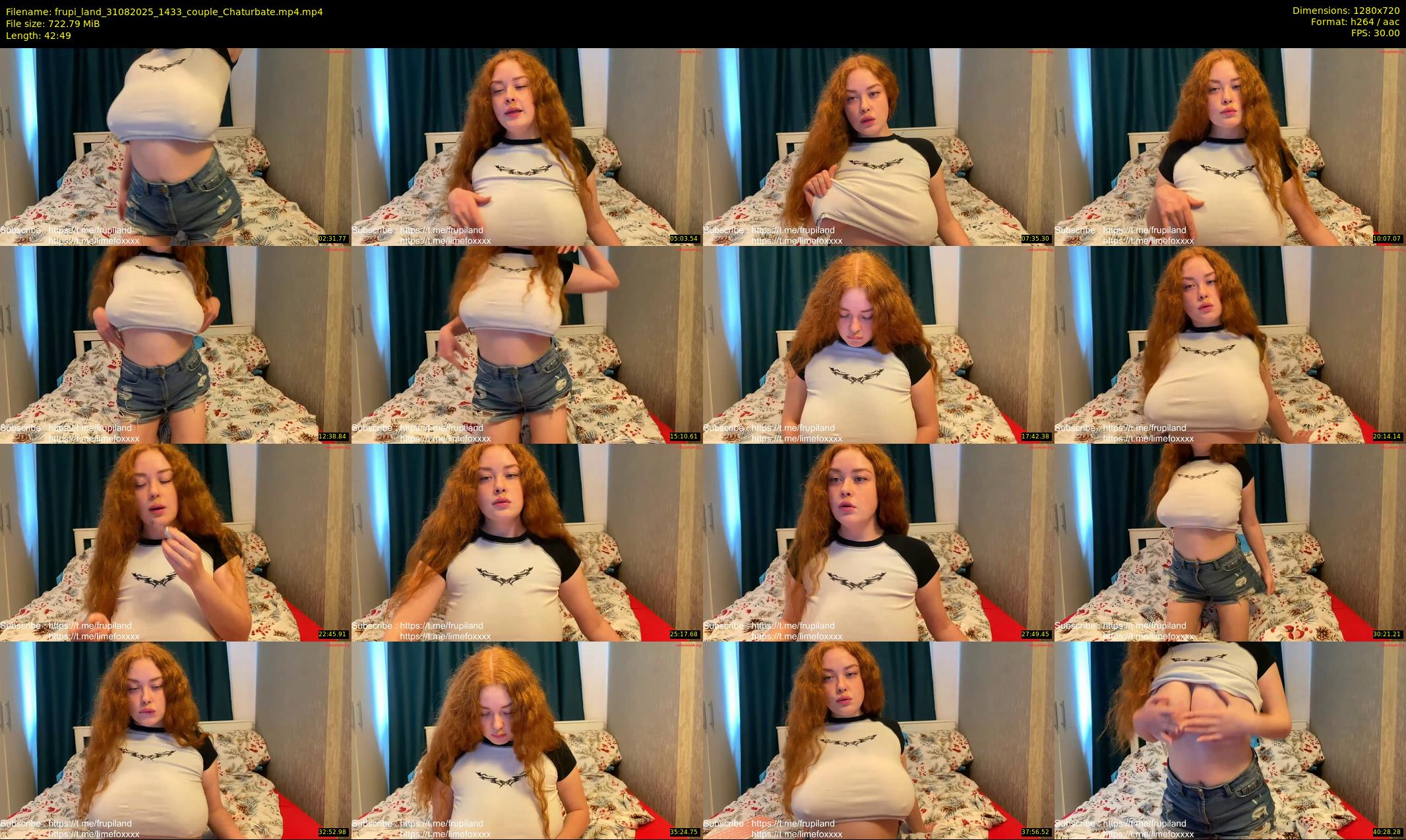 frupi_land — 43 minute Chaturbate couple cam show recording, 720p, Aug 31, 2025