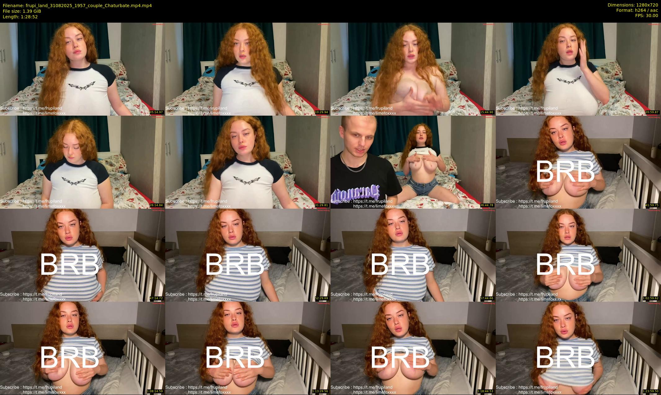 frupi_land — 89 minute Chaturbate couple cam show recording, 720p, Aug 31, 2025