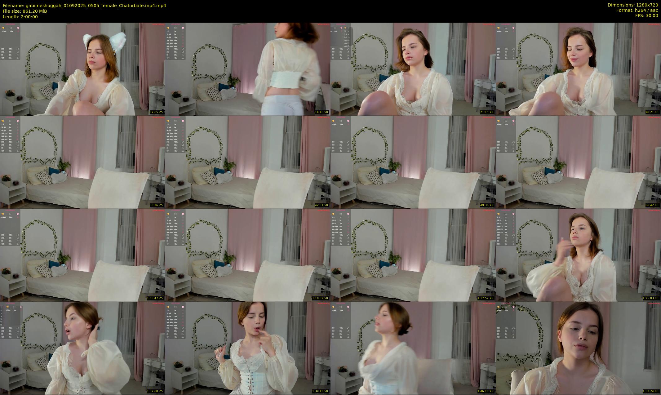 gabimeshuggah — 120 minute Chaturbate female cam show recording, 720p, Sep 1, 2025