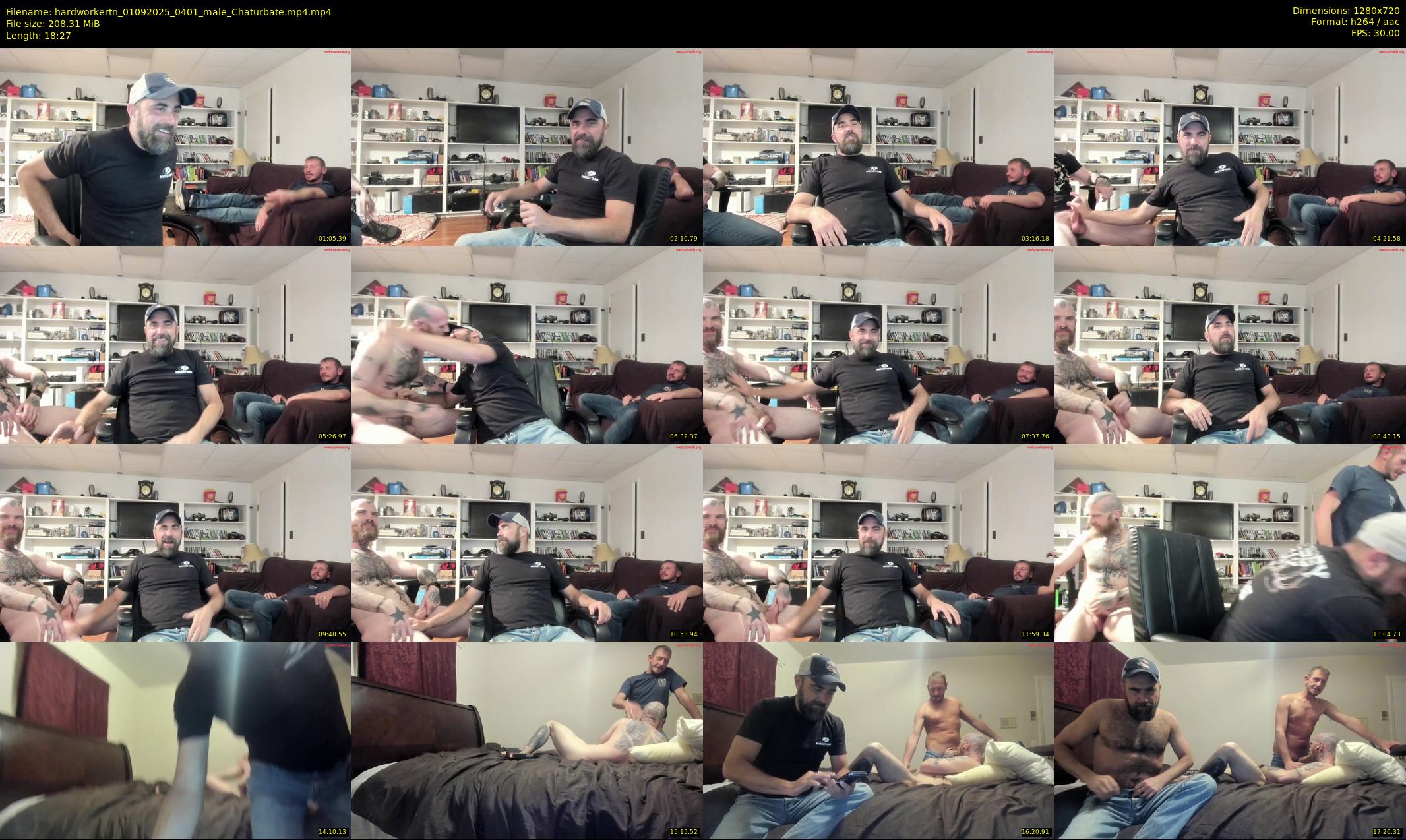 hardworkertn — 19 minute Chaturbate male cam show recording, 720p, Sep 1, 2025