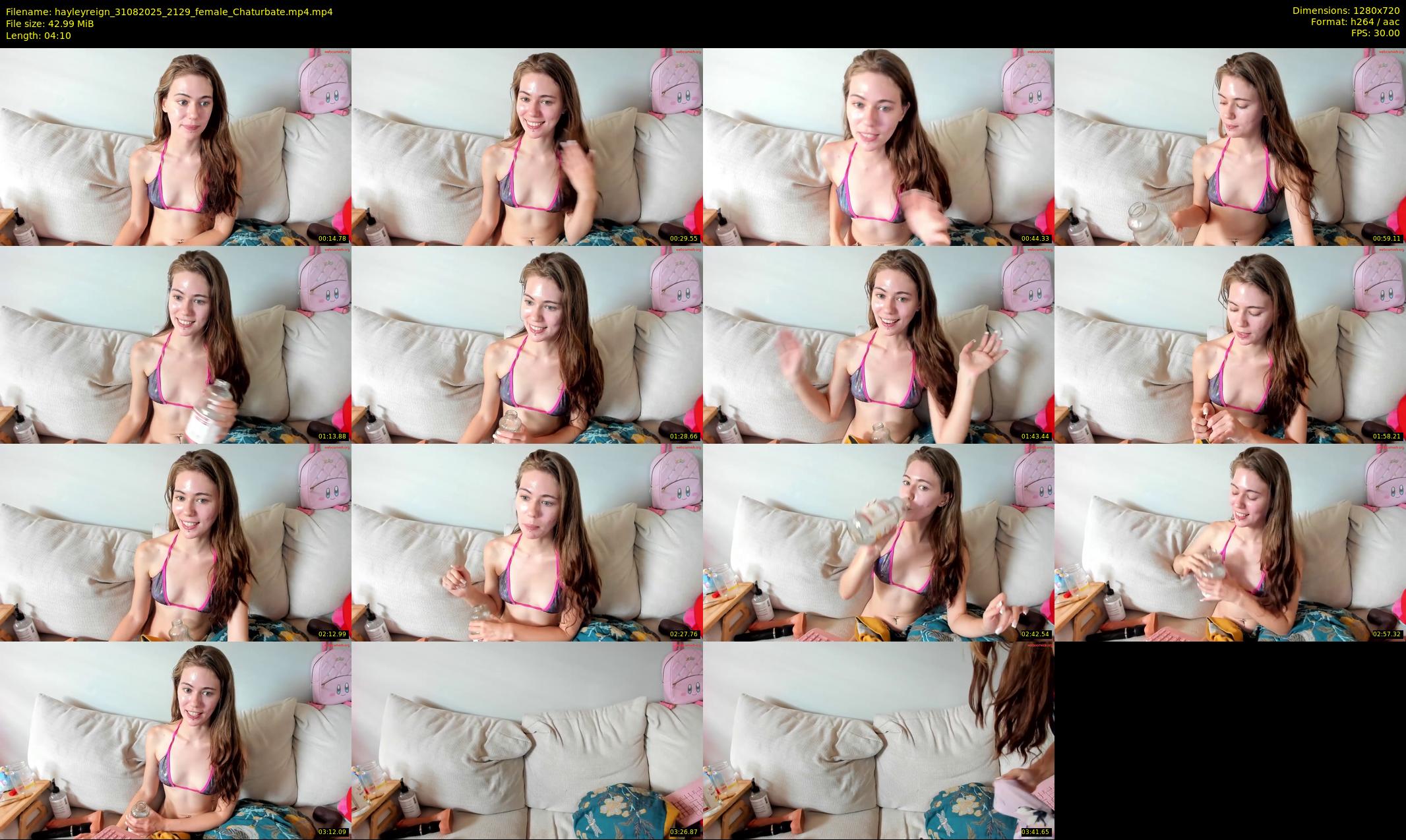 hayleyreign — 5 minute Chaturbate female cam show recording, 720p, Aug 31, 2025