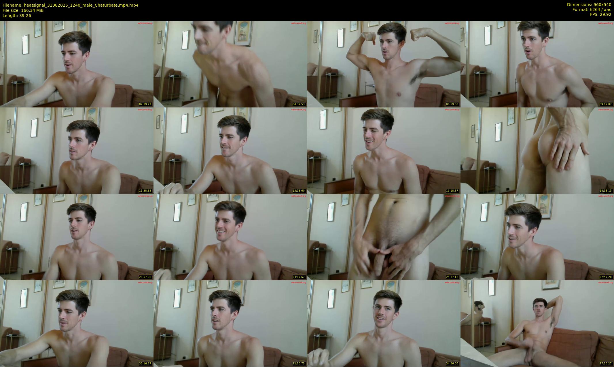 heatsignal — 40 minute Chaturbate male cam show recording, 480p, Aug 31, 2025