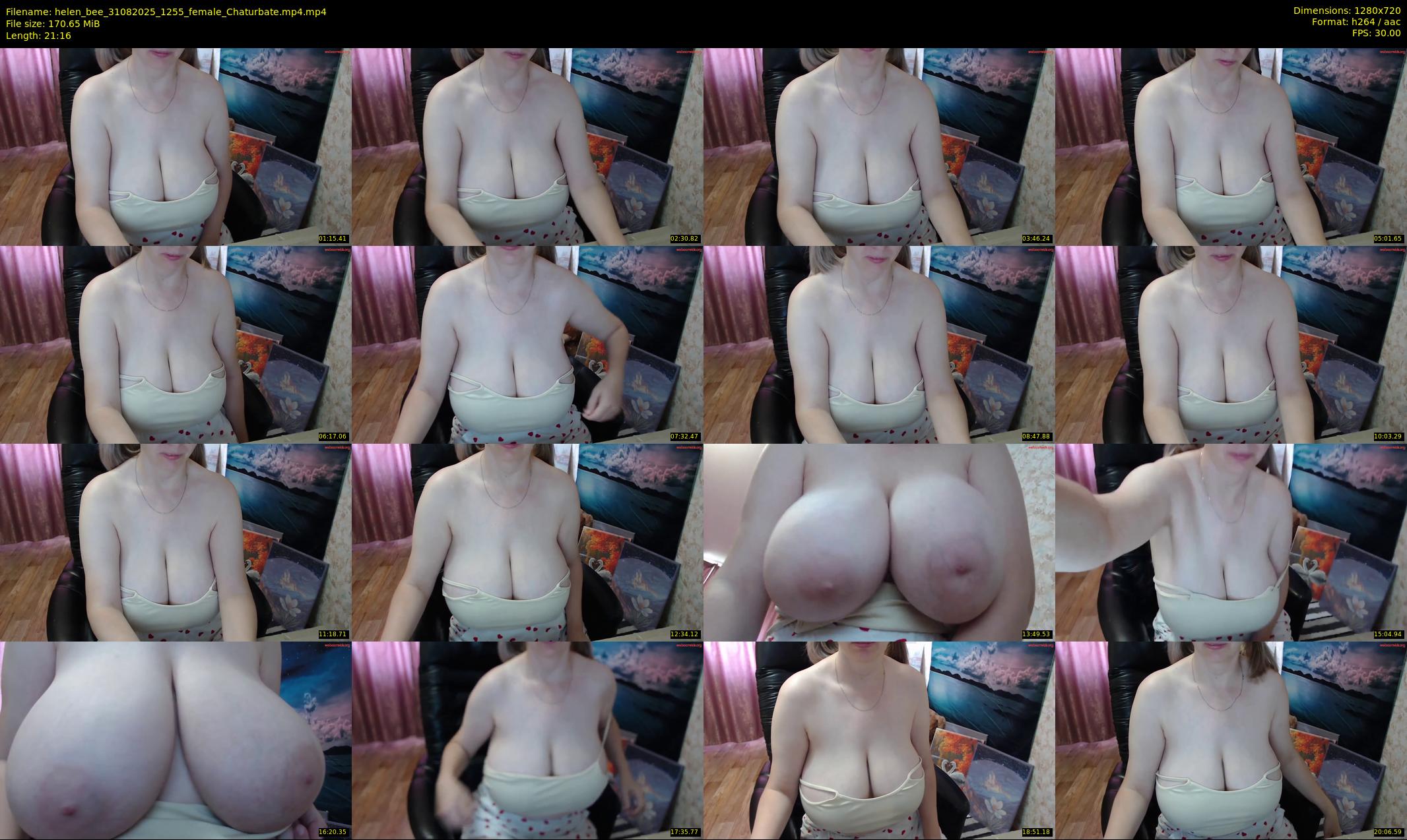 helen_bee — 22 minute Chaturbate female cam show recording, 720p, Aug 31, 2025