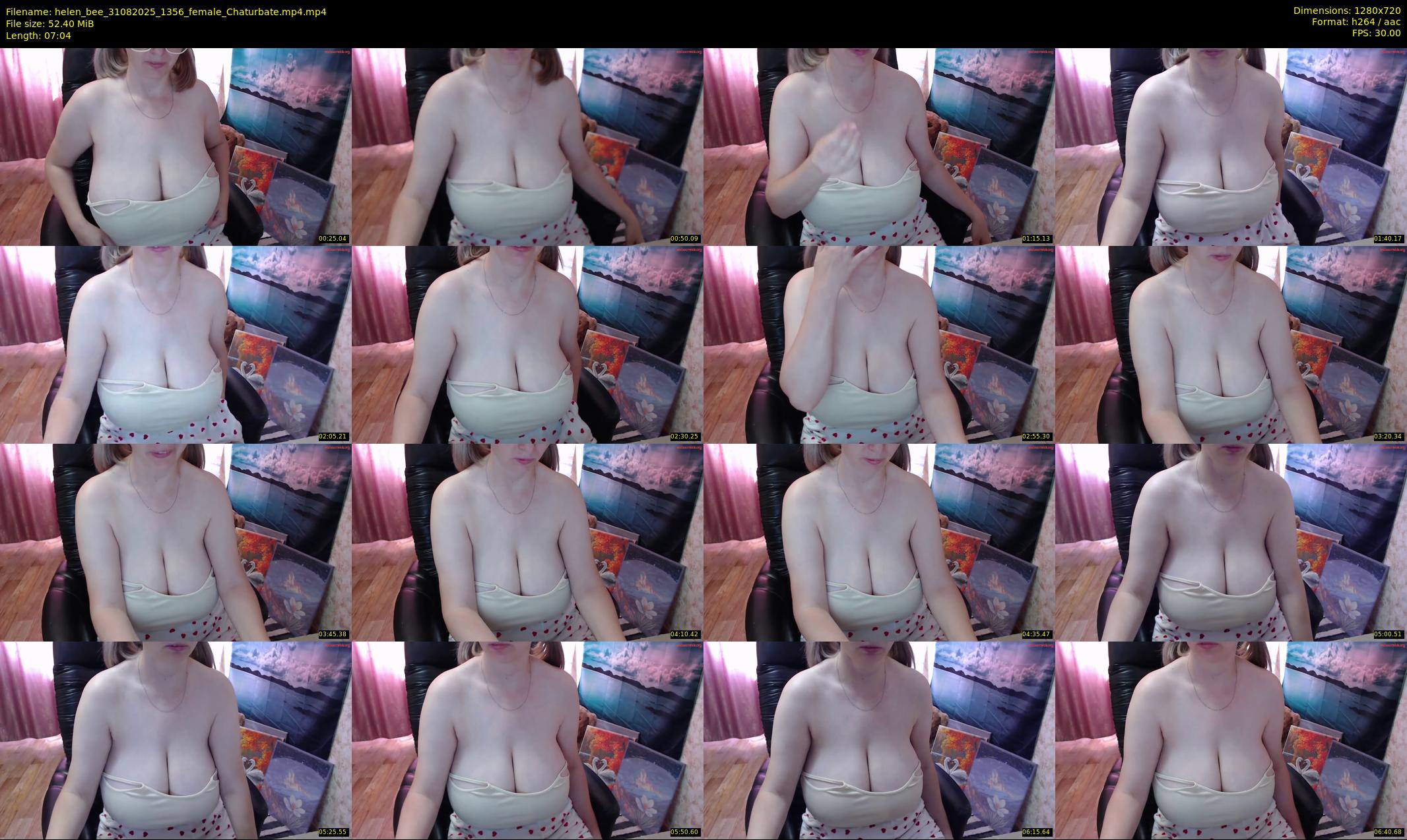 helen_bee — 8 minute Chaturbate female cam show recording, 720p, Aug 31, 2025