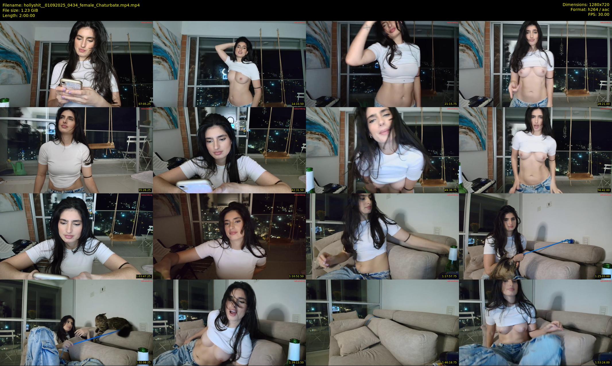 hollyshit_ — 120 minute Chaturbate female cam show recording, 720p, Sep 1, 2025