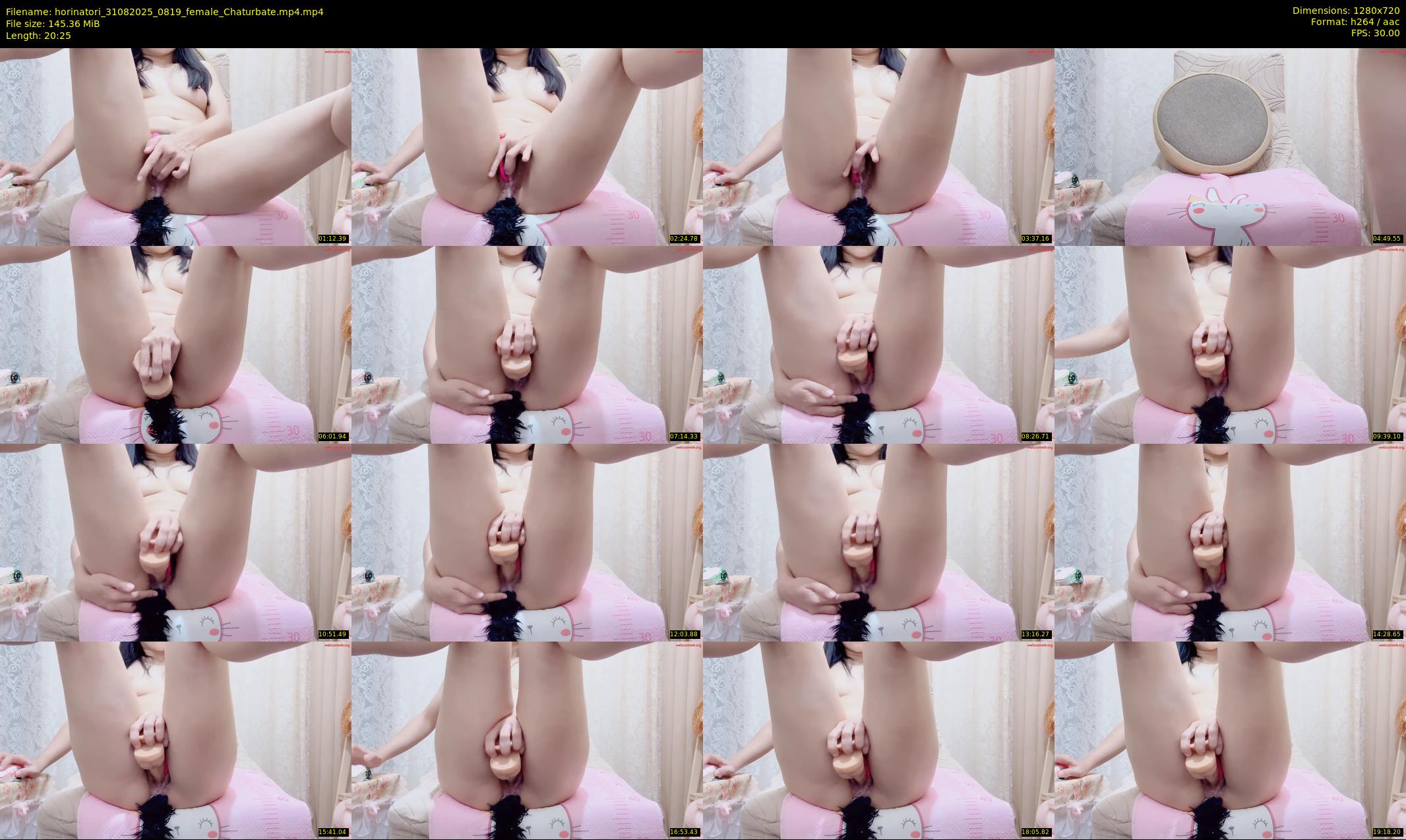 horinatori — 21 minute Chaturbate female cam show recording, 720p, Aug 31, 2025
