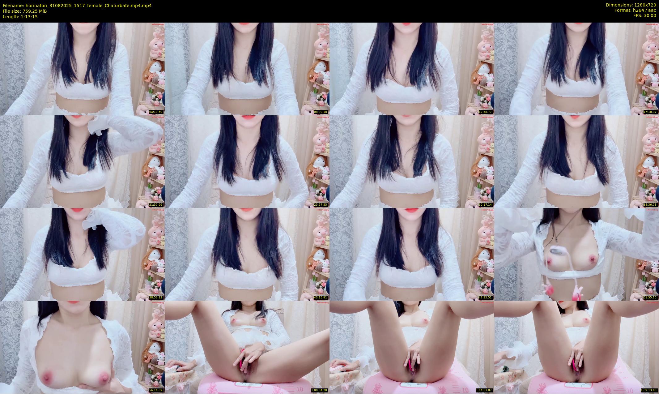 horinatori — 74 minute Chaturbate female cam show recording, 720p, Aug 31, 2025