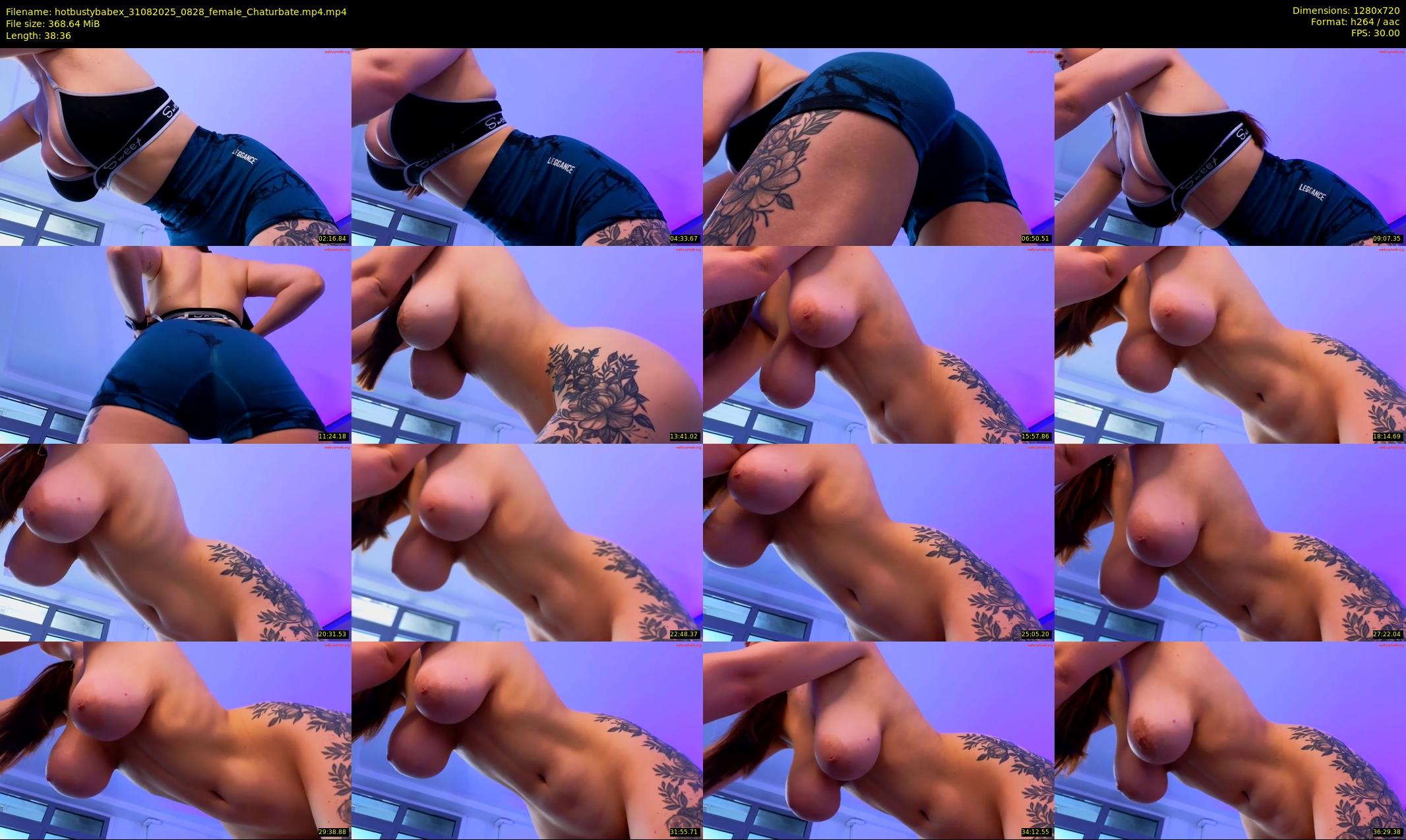 hotbustybabex — 39 minute Chaturbate female cam show recording, 720p, Aug 31, 2025
