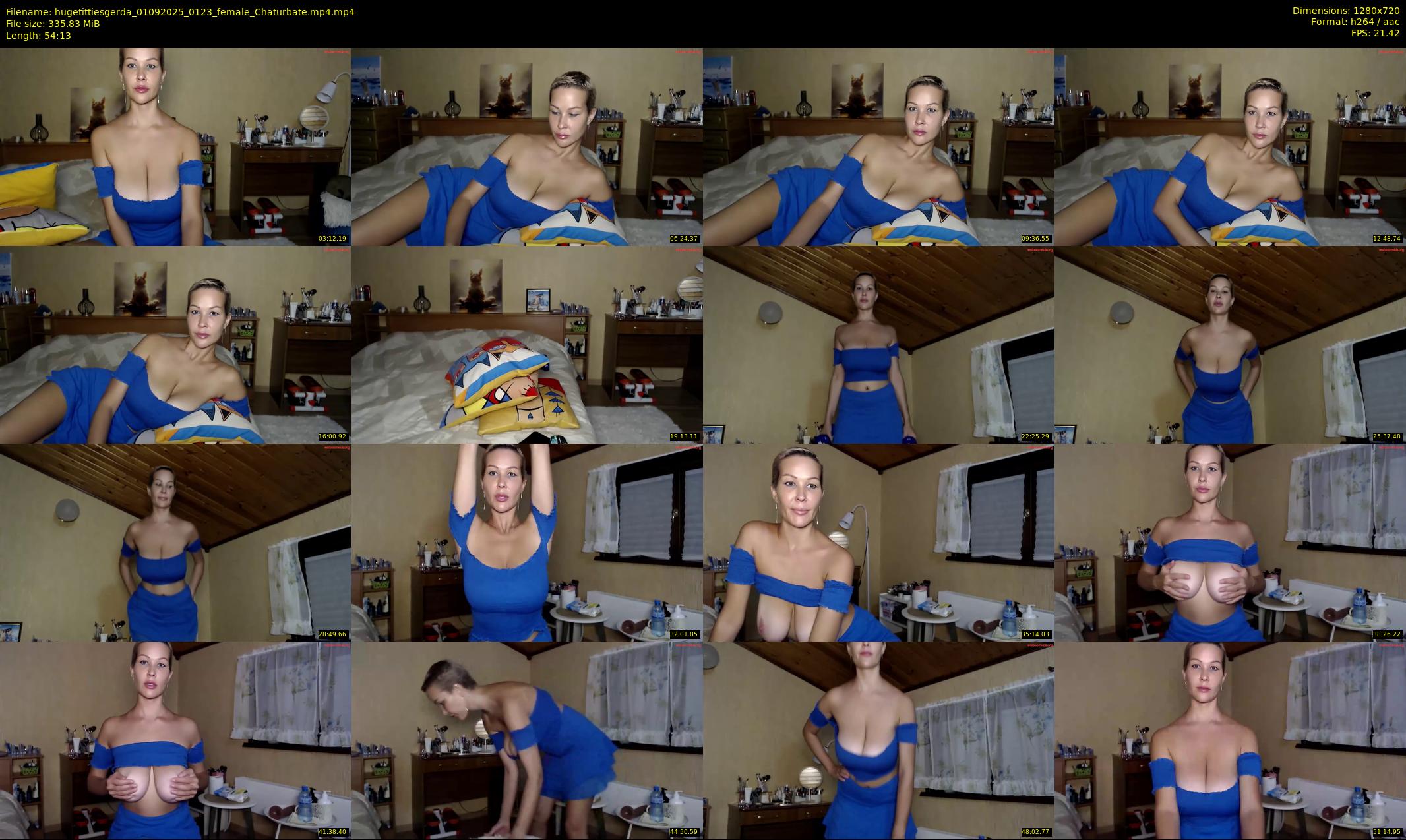 hugetittiesgerda — 55 minute Chaturbate female cam show recording, 720p, Sep 1, 2025