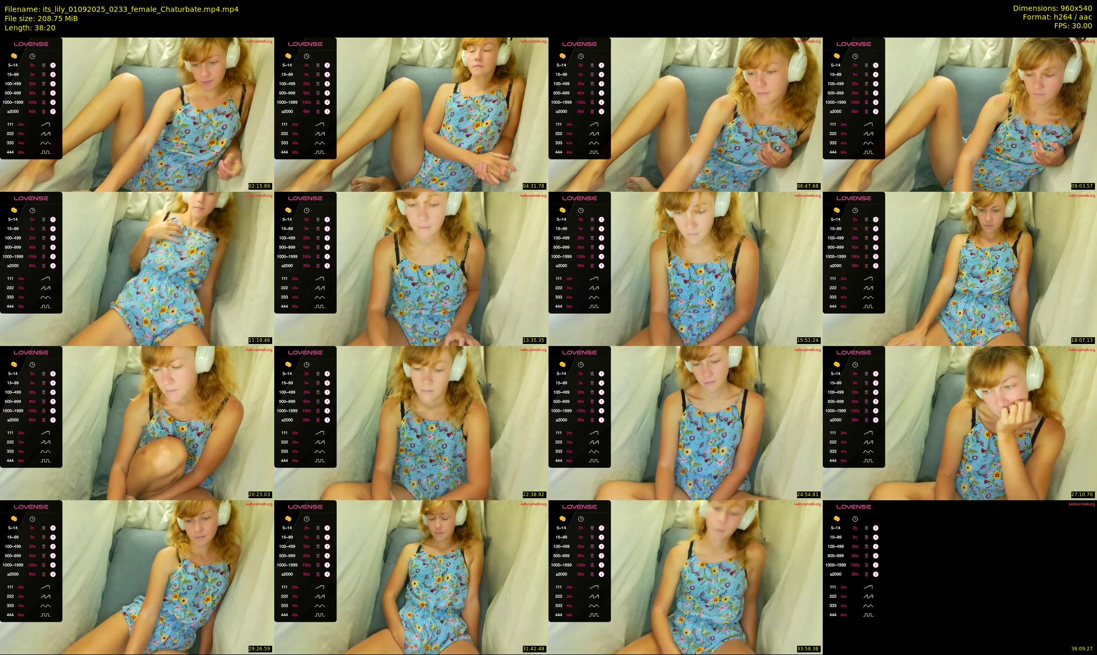 its_lily — 39 minute Chaturbate female cam show recording, 480p, Sep 1, 2025