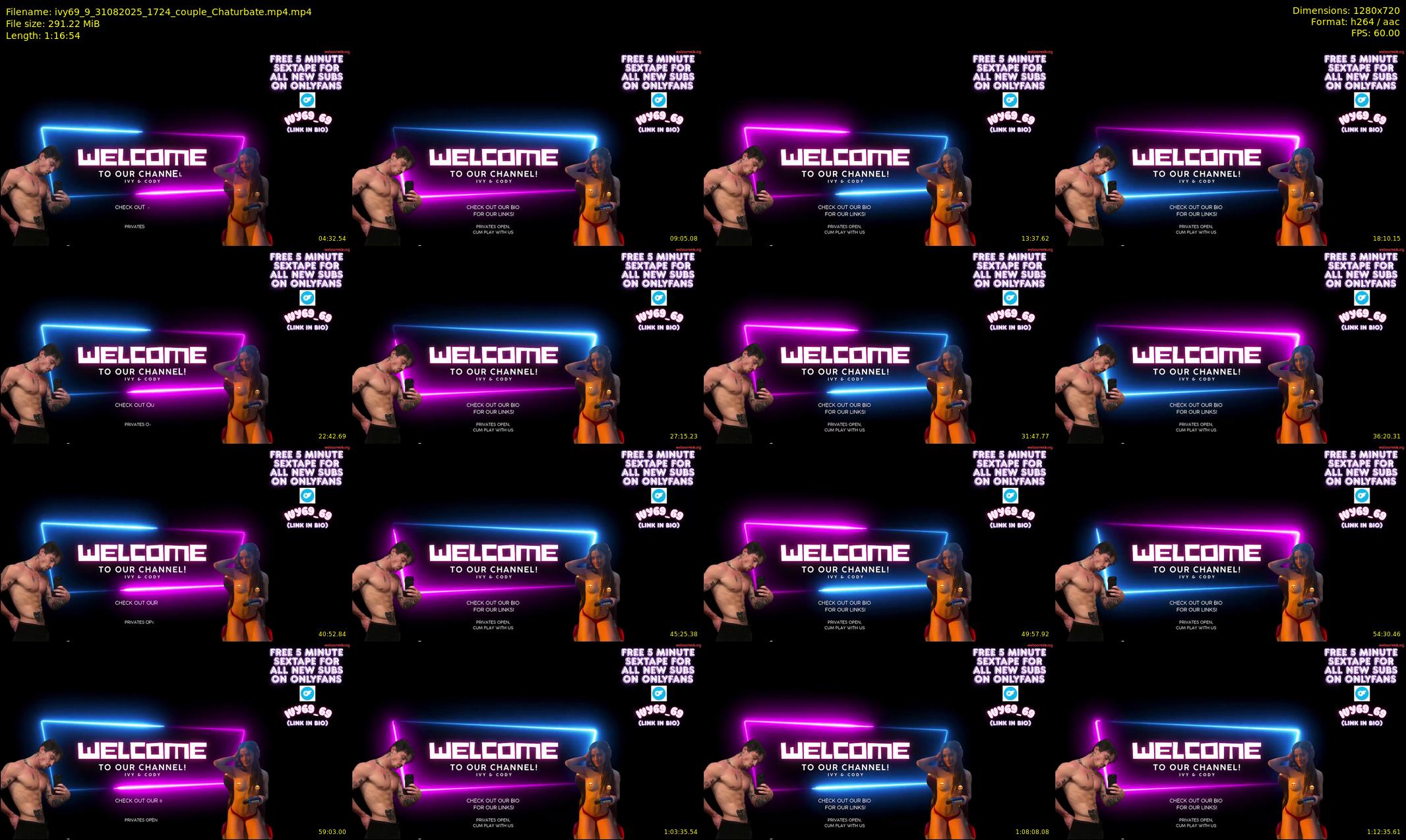 ivy69_9 — 77 minute Chaturbate couple cam show recording, 720p, Aug 31, 2025