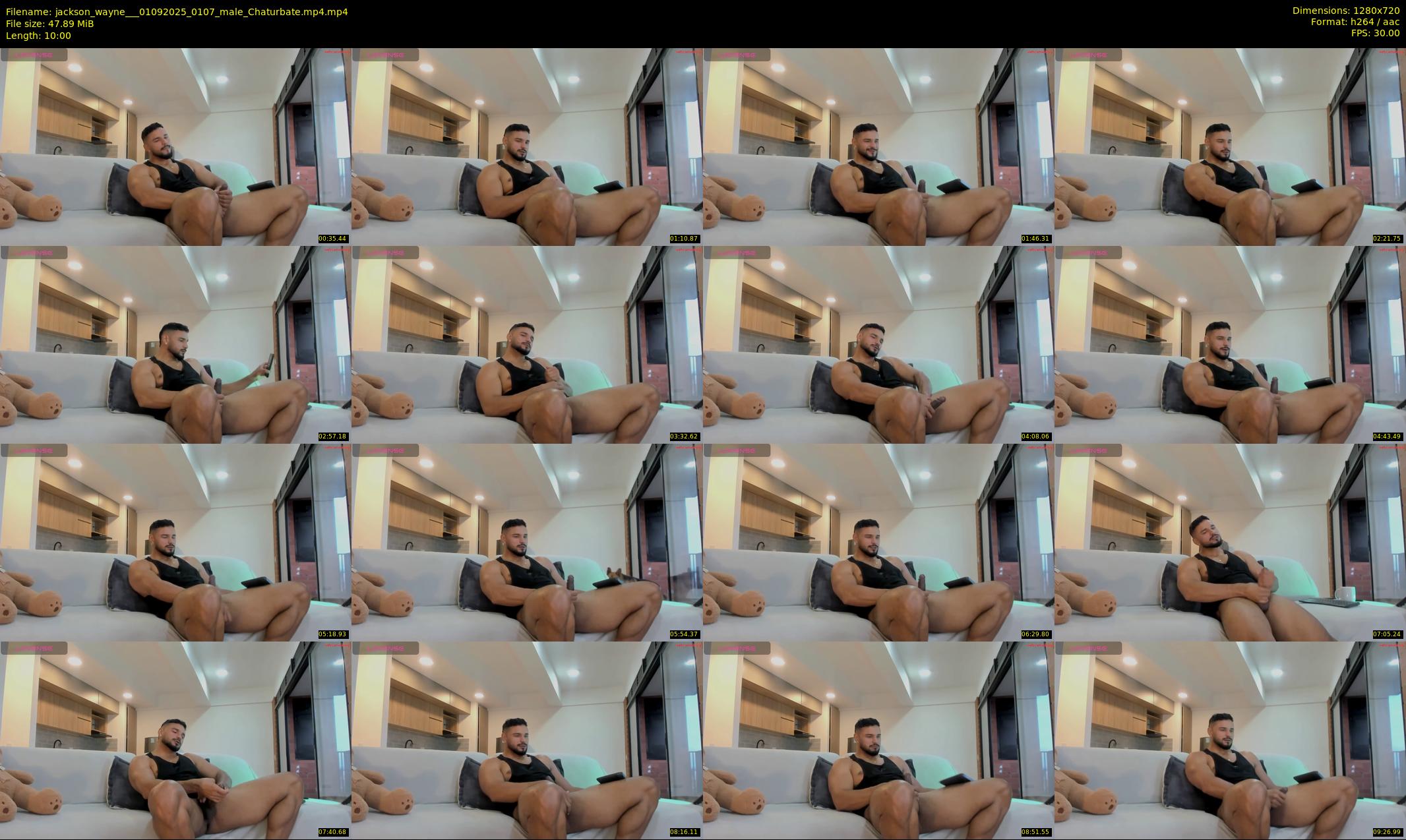 jackson_wayne__ — 10 minute Chaturbate male cam show recording, 720p, Sep 1, 2025