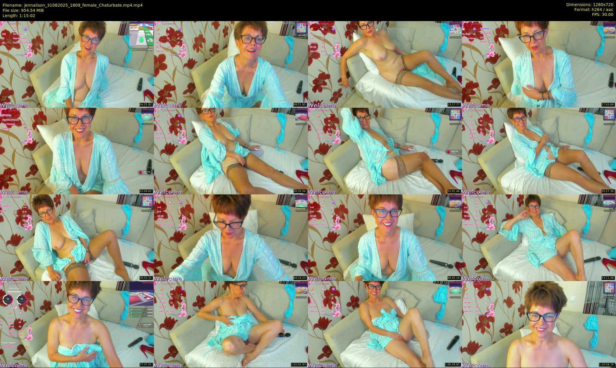 jennalison — 76 minute Chaturbate female cam show recording, 720p, Aug 31, 2025