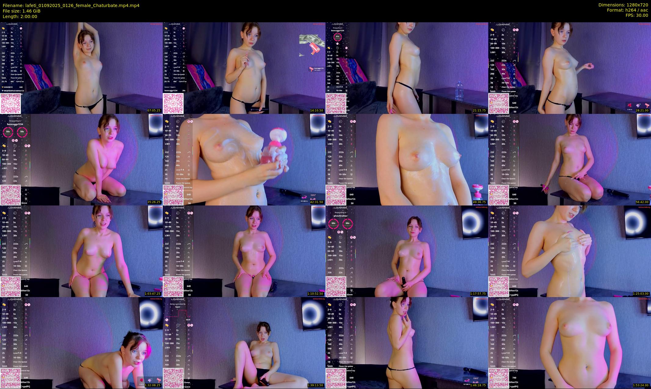 lafeti — 120 minute Chaturbate female cam show recording, 720p, Sep 1, 2025