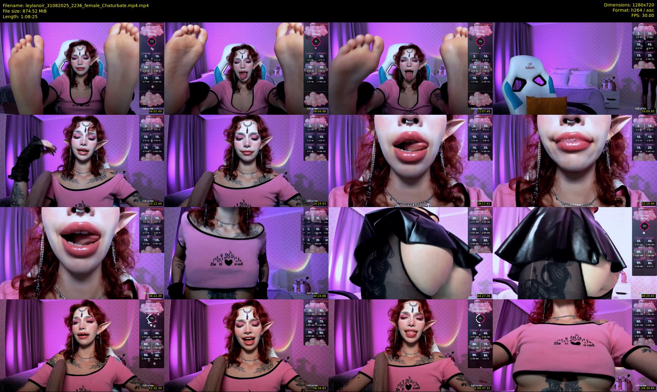 leylanoir — 69 minute Chaturbate female cam show recording, 720p, Aug 31, 2025