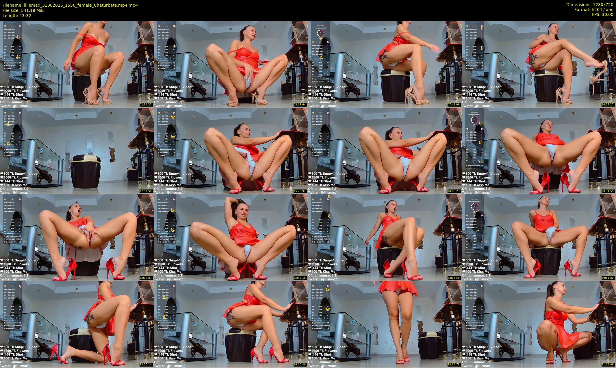 lillemax — 44 minute Chaturbate female cam show recording, 720p, Aug 31, 2025