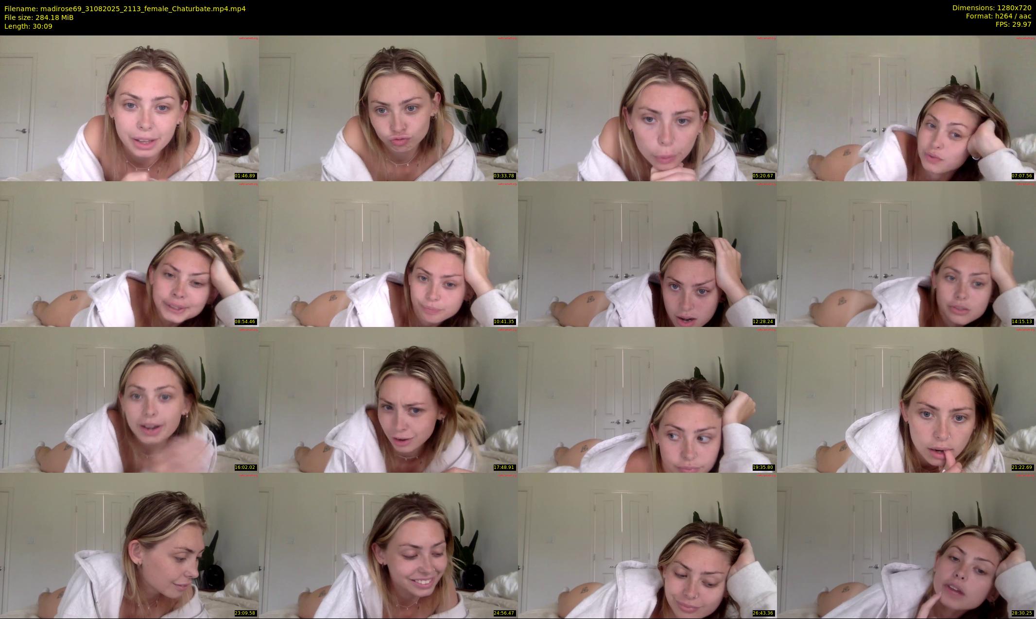 madirose69 — 31 minute Chaturbate female cam show recording, 720p, Aug 31, 2025