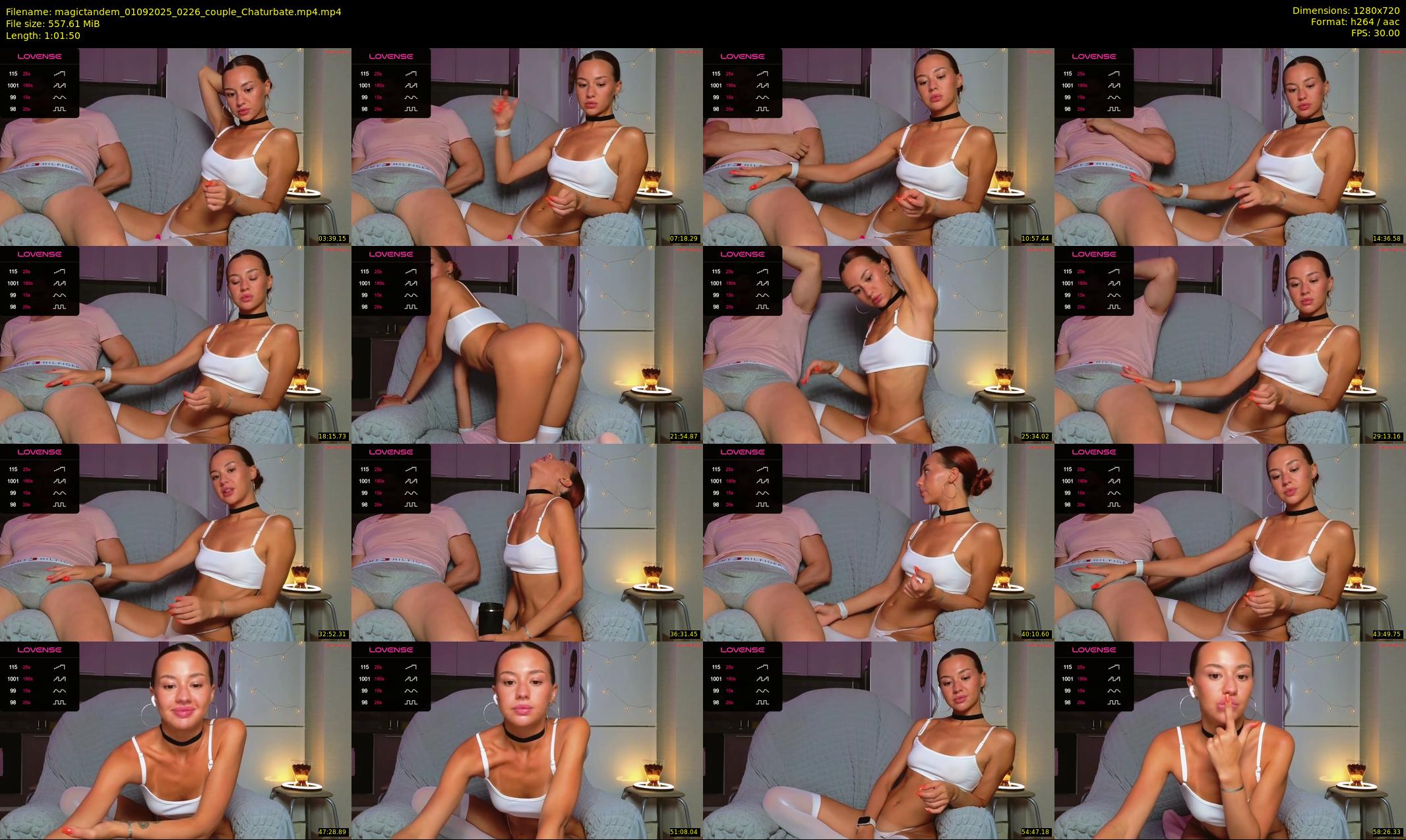 magictandem — 62 minute Chaturbate couple cam show recording, 720p, Sep 1, 2025