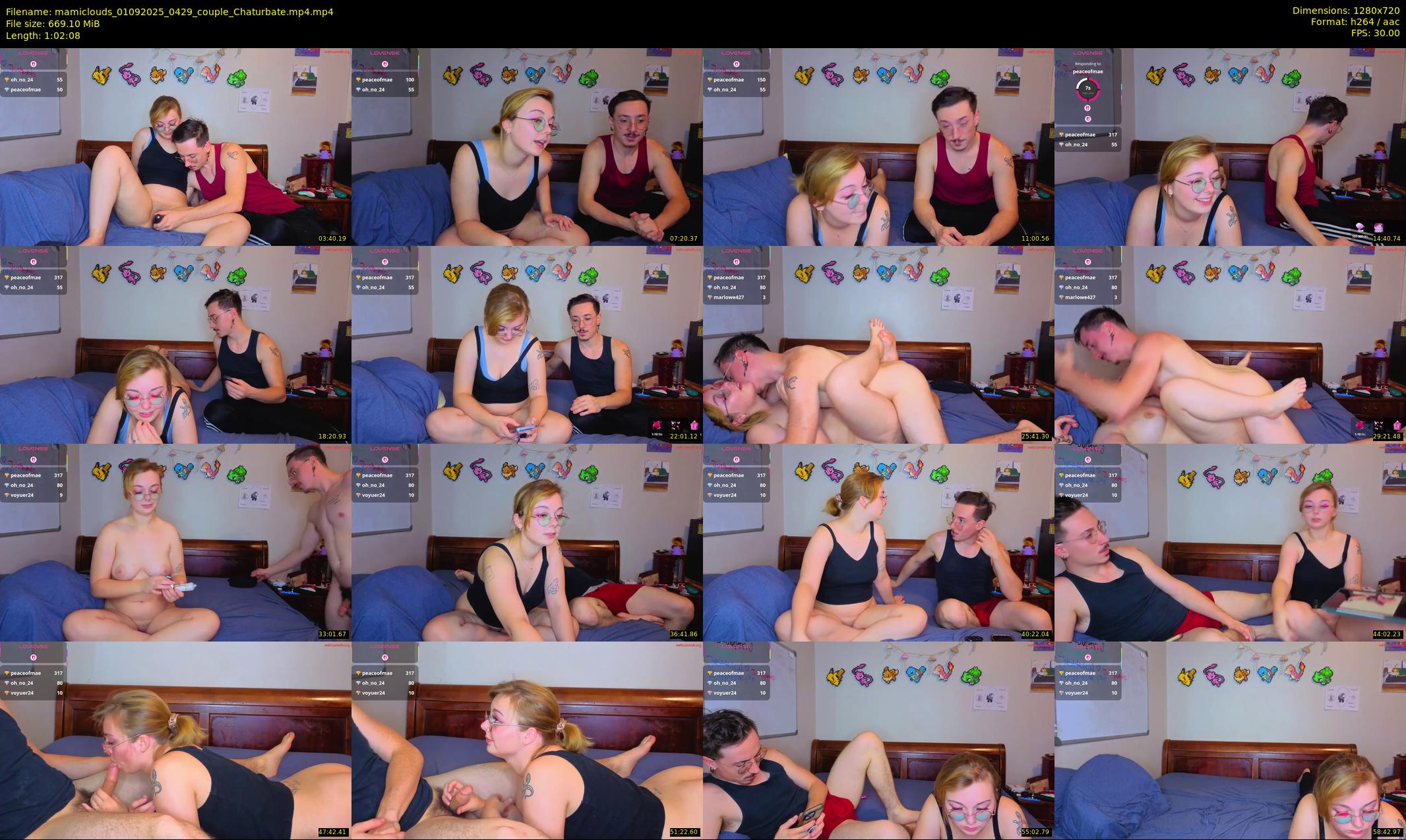 mamiclouds — 63 minute Chaturbate female cam show recording, 720p, Sep 1, 2025