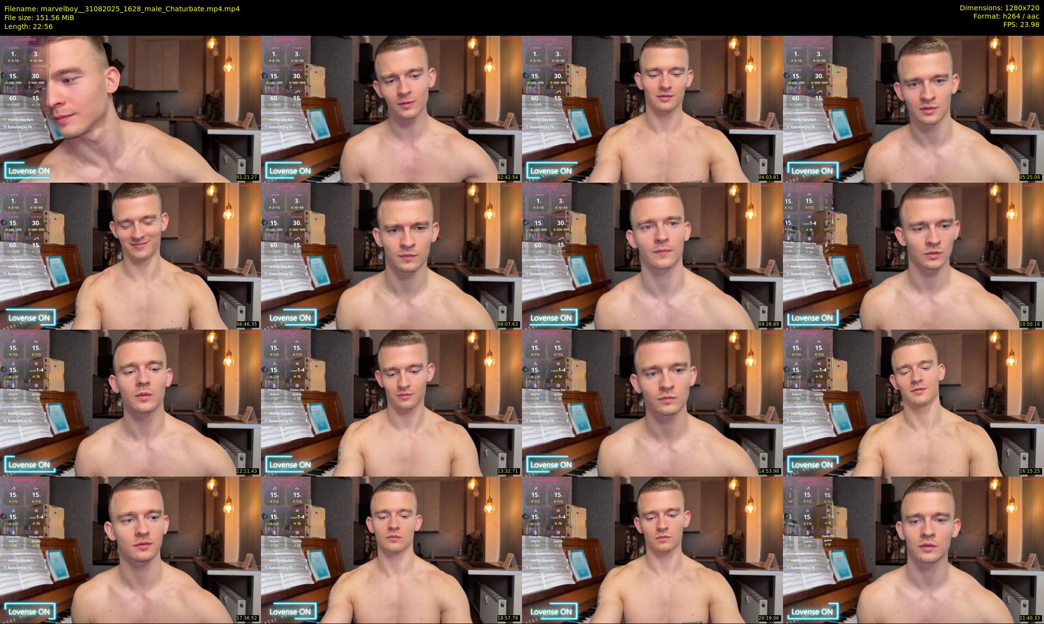 marvelboy_ — 23 minute Chaturbate male cam show recording, 720p, Aug 31, 2025