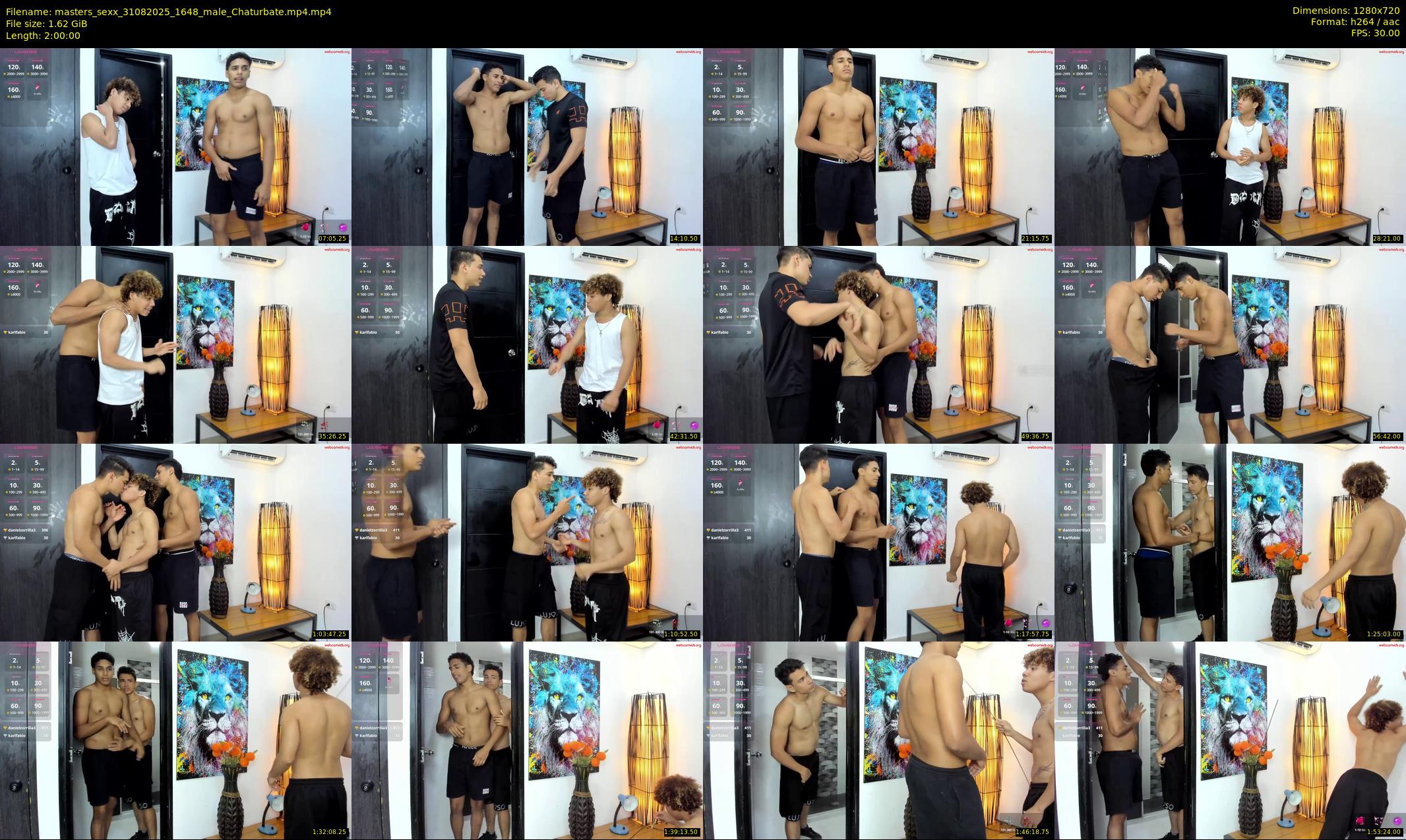 masters_sexx — 120 minute Chaturbate male cam show recording, 720p, Aug 31, 2025