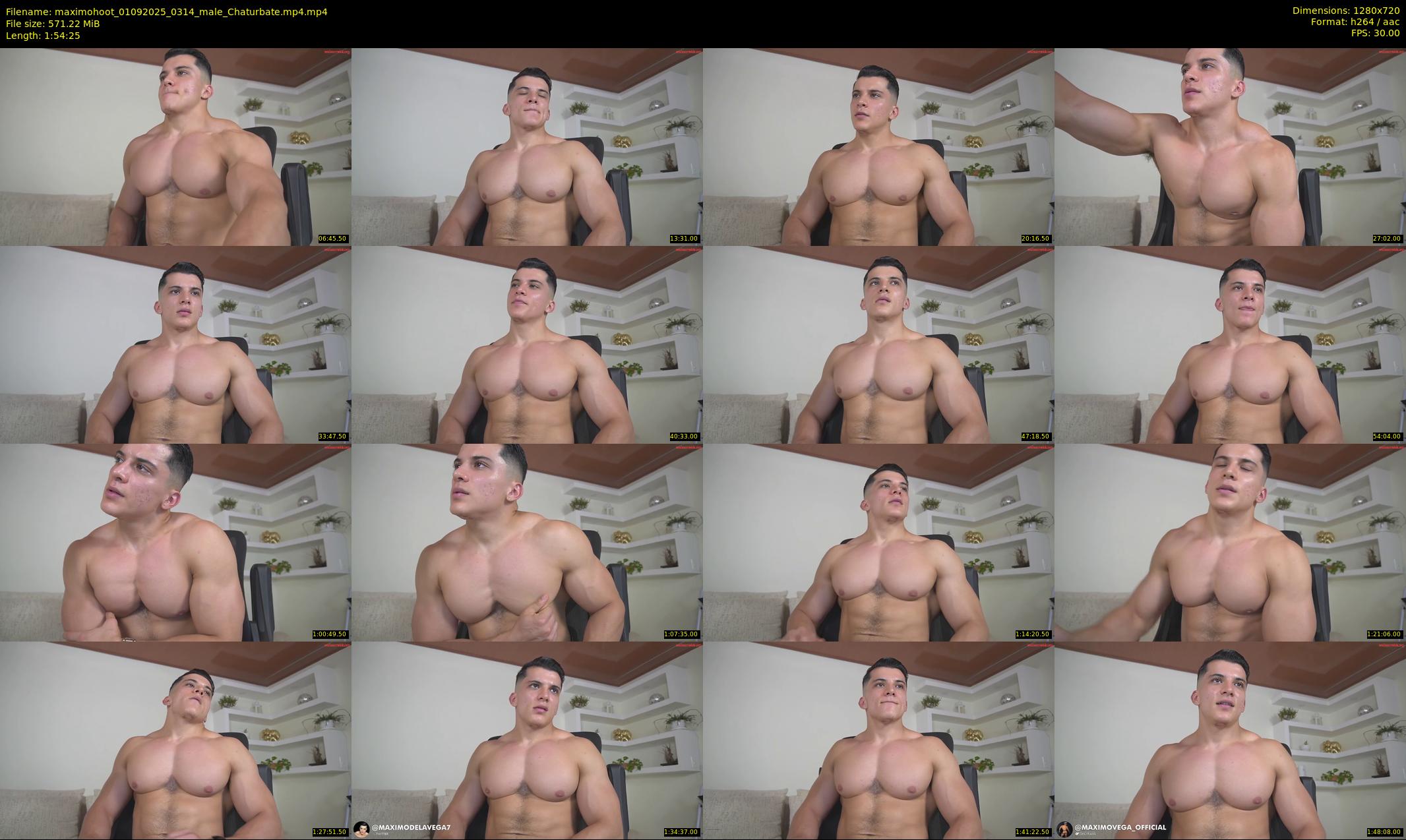 maximohoot — 115 minute Chaturbate male cam show recording, 720p, Sep 1, 2025
