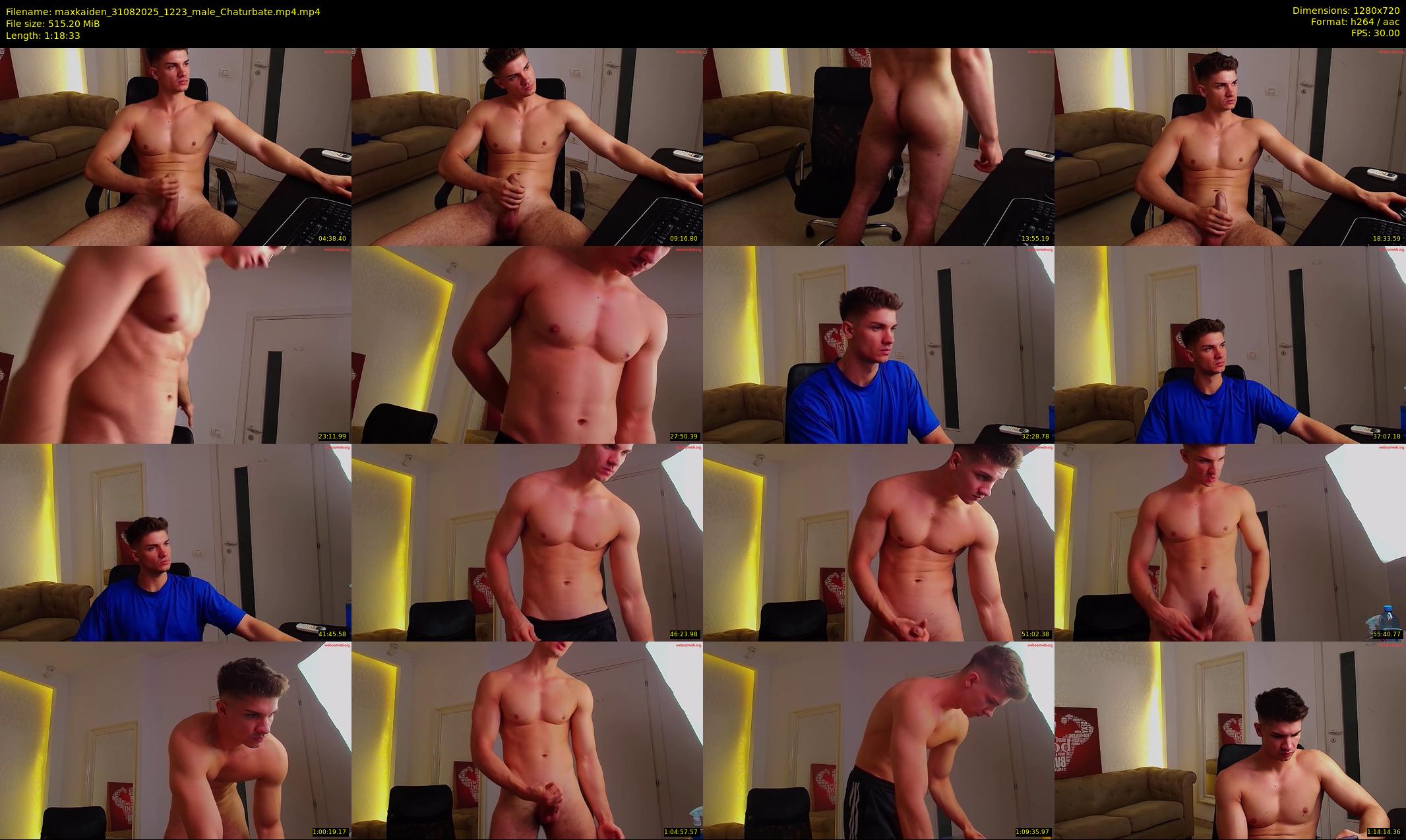 maxkaiden — 79 minute Chaturbate male cam show recording, 720p, Aug 31, 2025