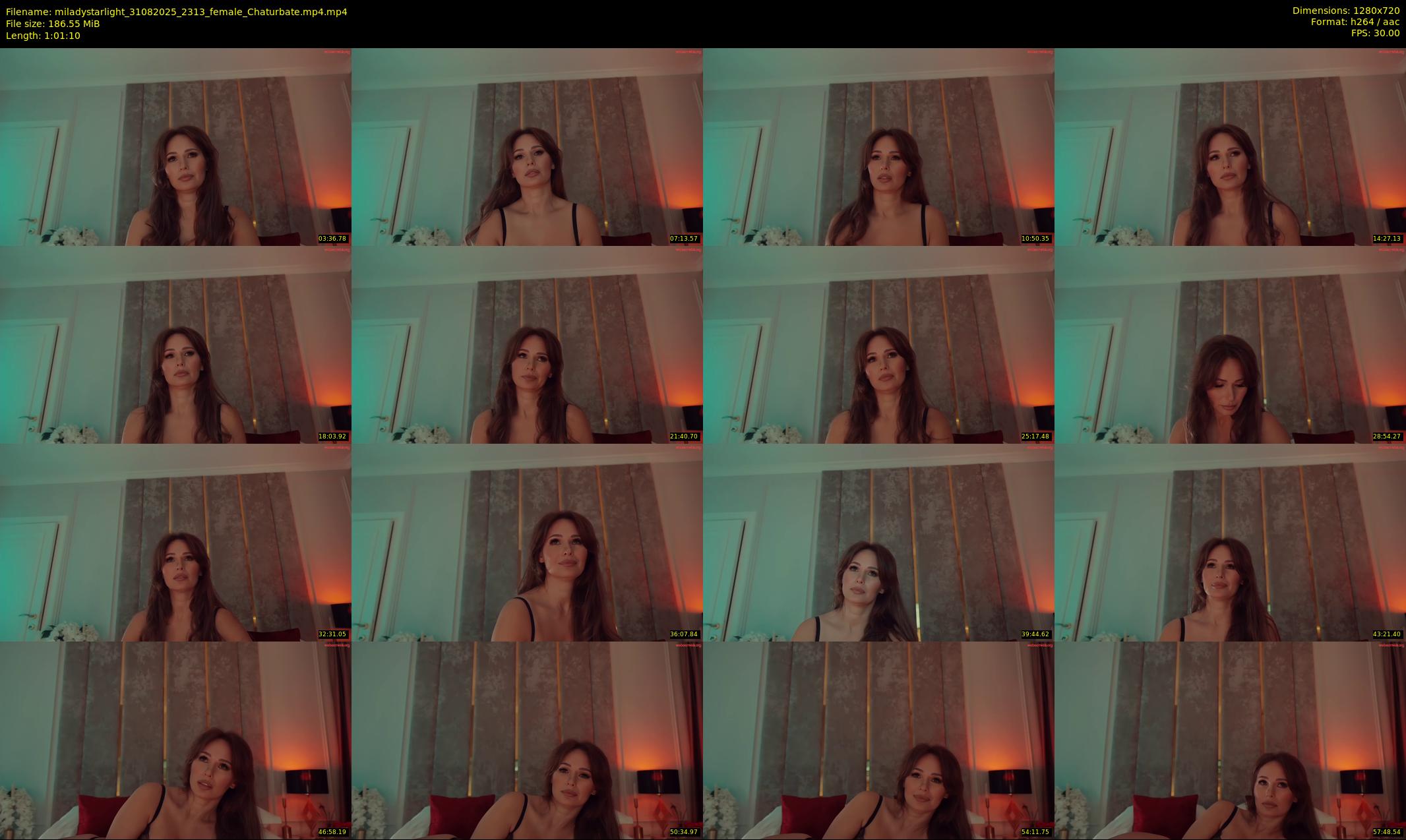 miladystarlight — 62 minute Chaturbate female cam show recording, 720p, Aug 31, 2025