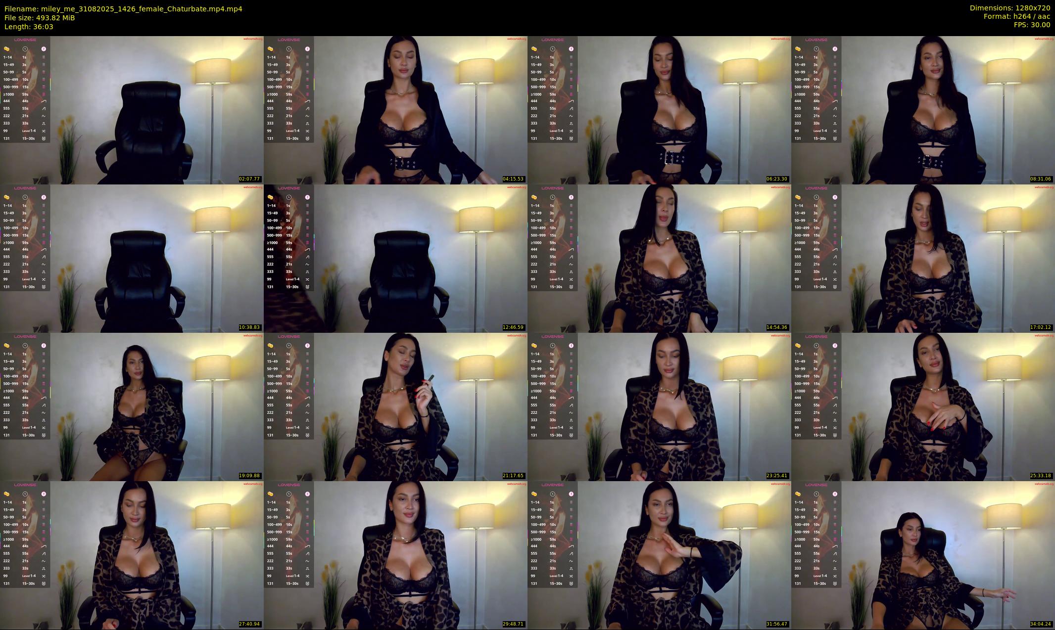 miley_me — 37 minute Chaturbate female cam show recording, 720p, Aug 31, 2025