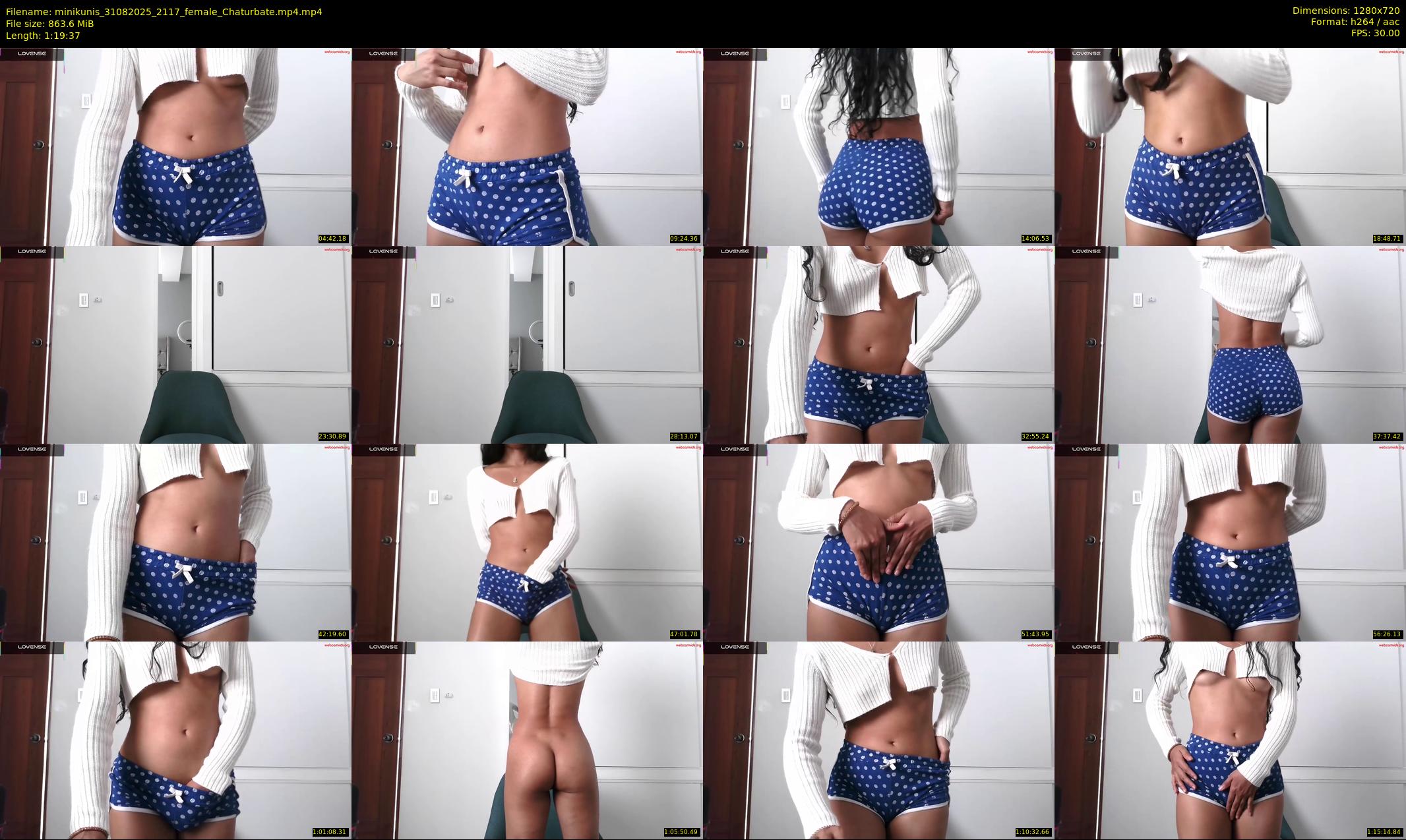 minikunis — 80 minute Chaturbate couple cam show recording, 720p, Aug 31, 2025