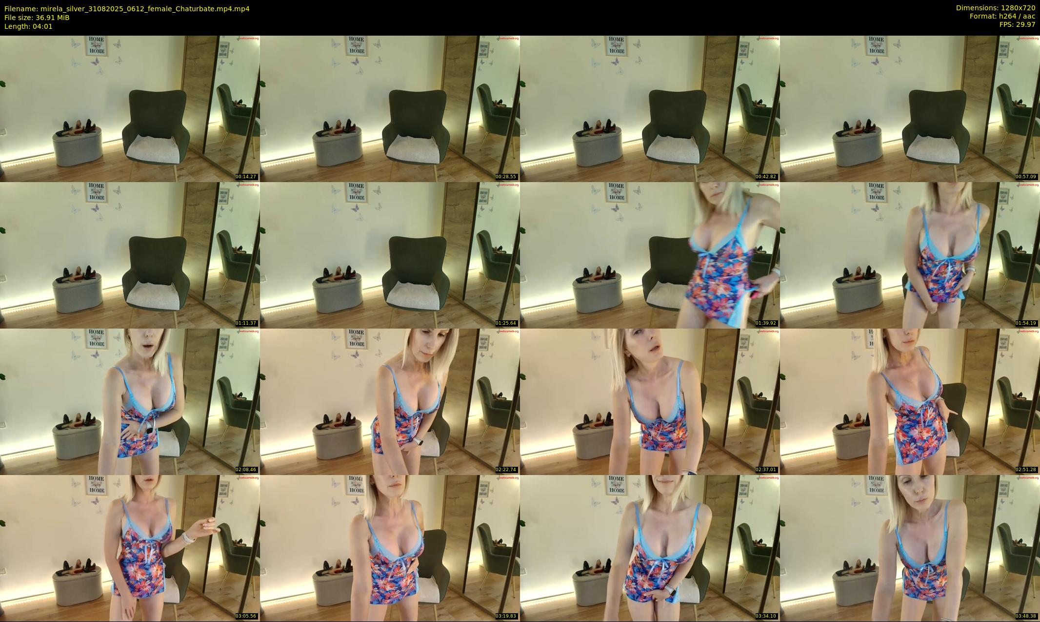 mirela_silver — 5 minute Chaturbate female cam show recording, 720p, Aug 31, 2025