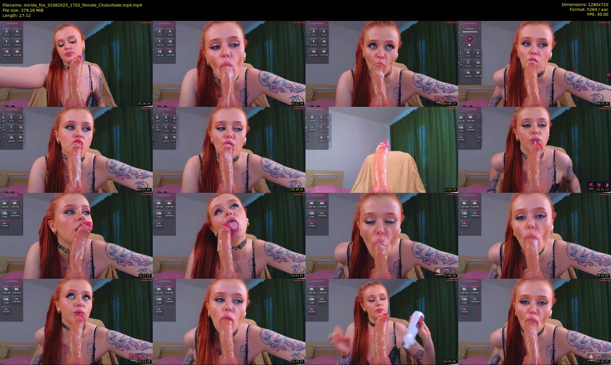 mirida_fox — 28 minute Chaturbate female cam show recording, 720p, Aug 31, 2025