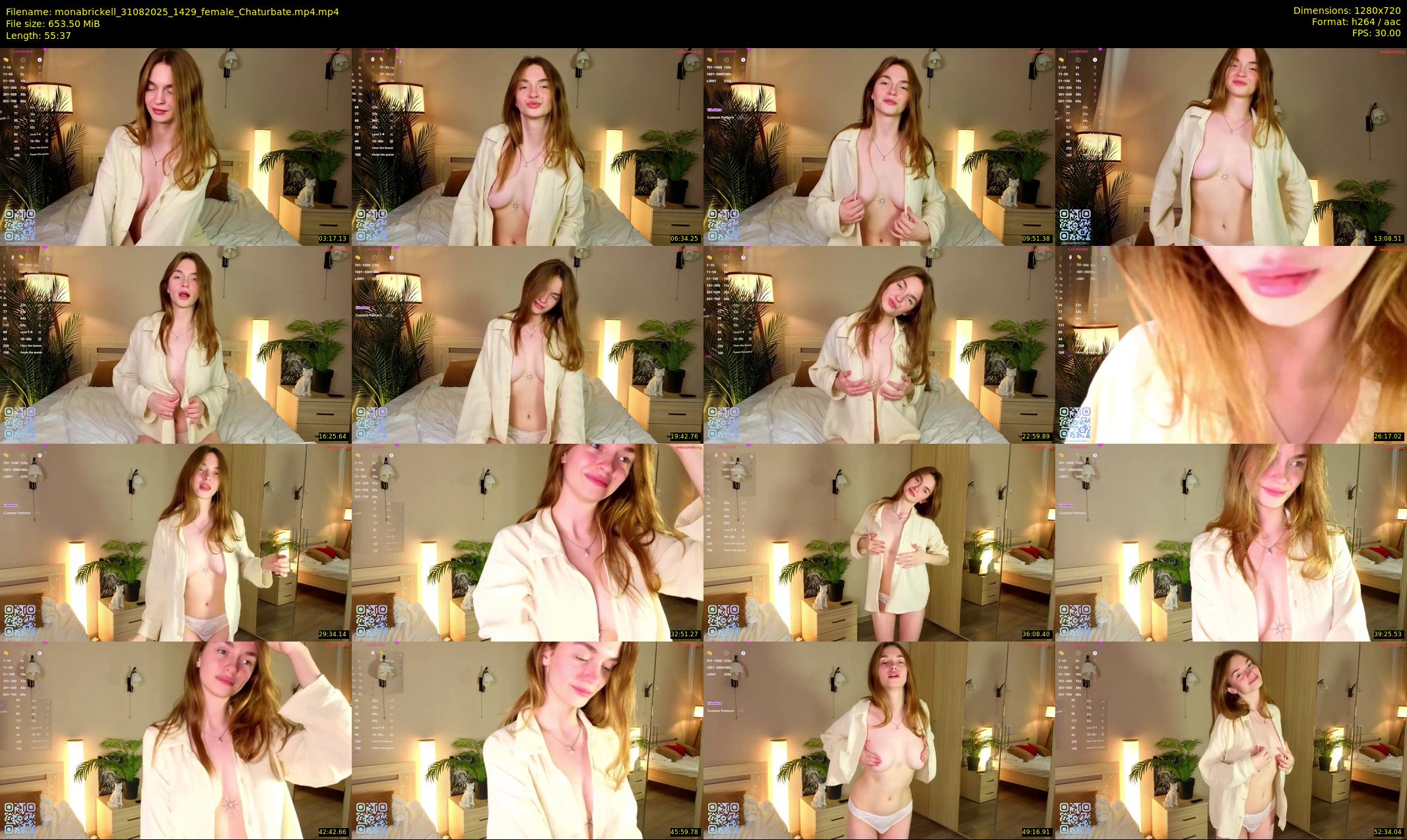 monabrickell — 56 minute Chaturbate female cam show recording, 720p, Aug 31, 2025